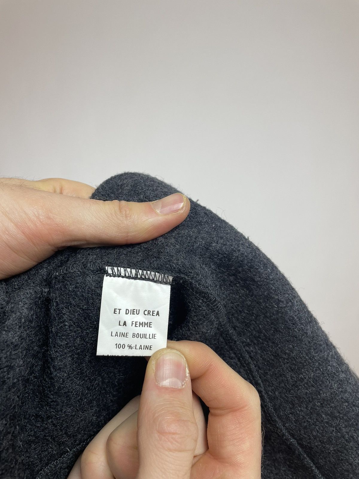 Vintage ET DIEU CREA LA FEMME Wool coat Womens size 44 Size M / US 6-8 / IT 42-44 - 9 Thumbnail