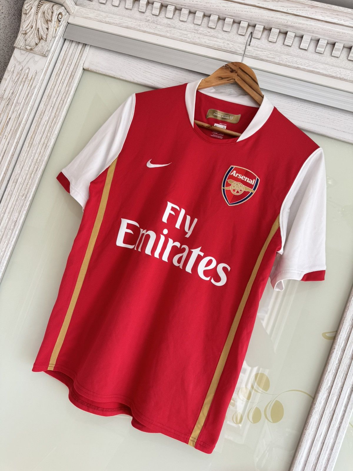 Nike × Vintage Vintage Arsenal 2007-2008 Home Soccer Jersey Football Kit Size US S / EU 44-46 / 1 - 3 Thumbnail
