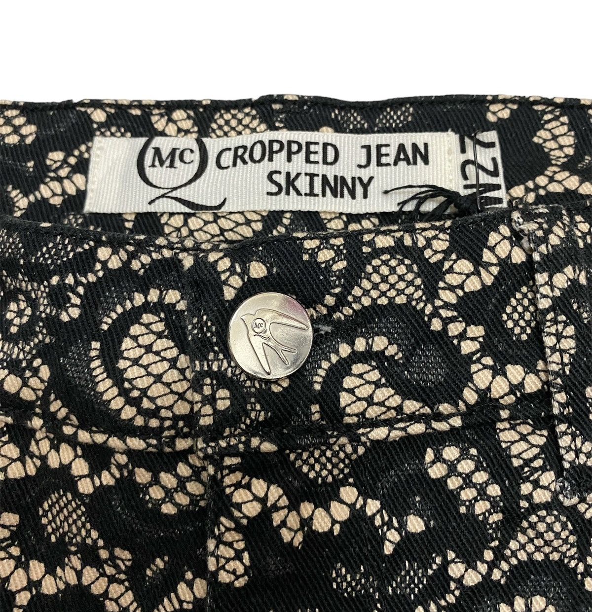 Alexander McQueen 🔥🔥💰💰Alexander Mcqueen MCQ Cropped Jean Skinny Size 29" - 10 Thumbnail