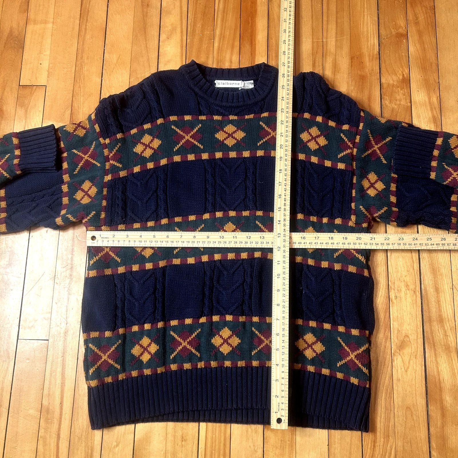 Liz Claiborne Y2K Claiborne Knit Sweater Medium Size US M / EU 48-50 / 2 - 2 Thumbnail