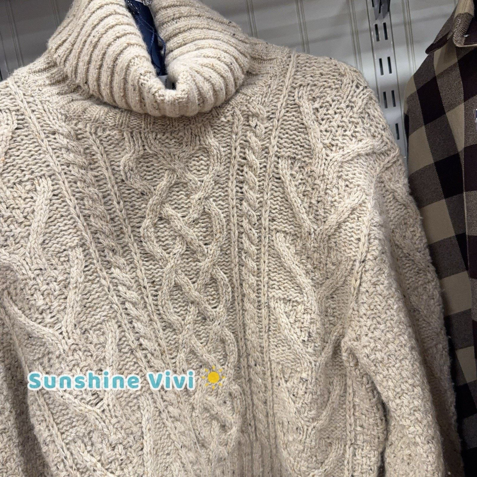 Ralph Lauren NWT Polo Ralph Lauren Women Aran Knit Merino Wool Turtleneck Size S / US 4 / IT 40 - 2 Thumbnail