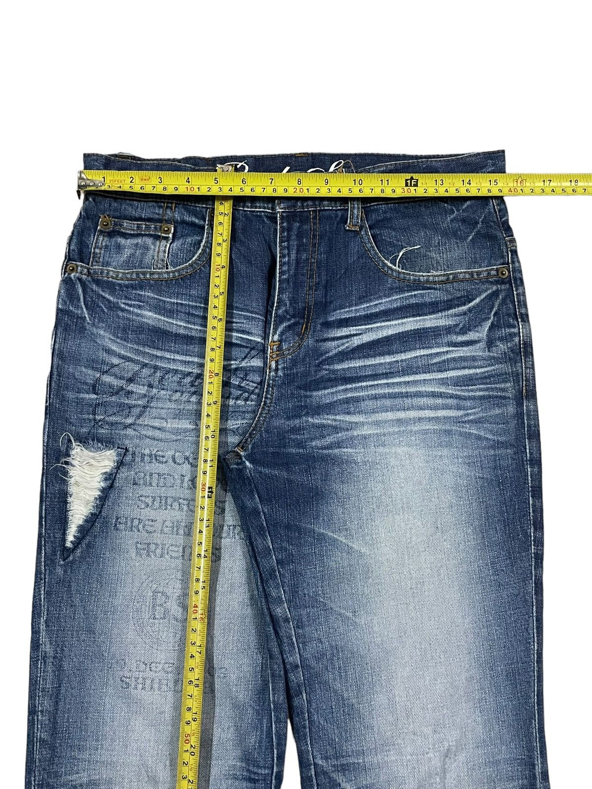 Japanese Brand Vintage Japanese Sound Beach Spellout Surfer Style Jeans Size US 31 - 13 Thumbnail