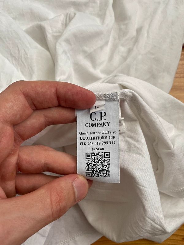 C.P. Company × Vintage Rare C.P Company Y2k Centre Big Logo T-shirt Tee Size US L / EU 52-54 / 3 - 5 Thumbnail