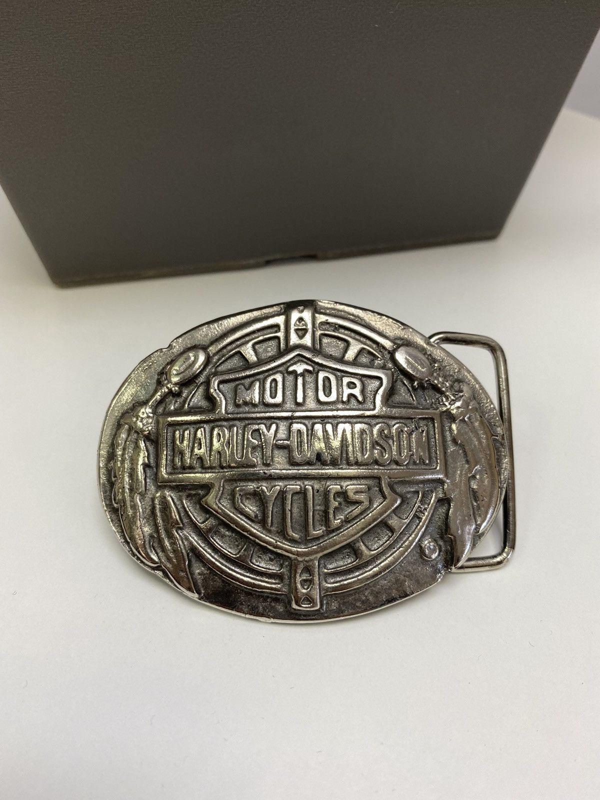Harley Davidson × Vintage Vintage Harley Davidson Motorcycles Belt Buckle Usa Size ONE SIZE - 5 Thumbnail