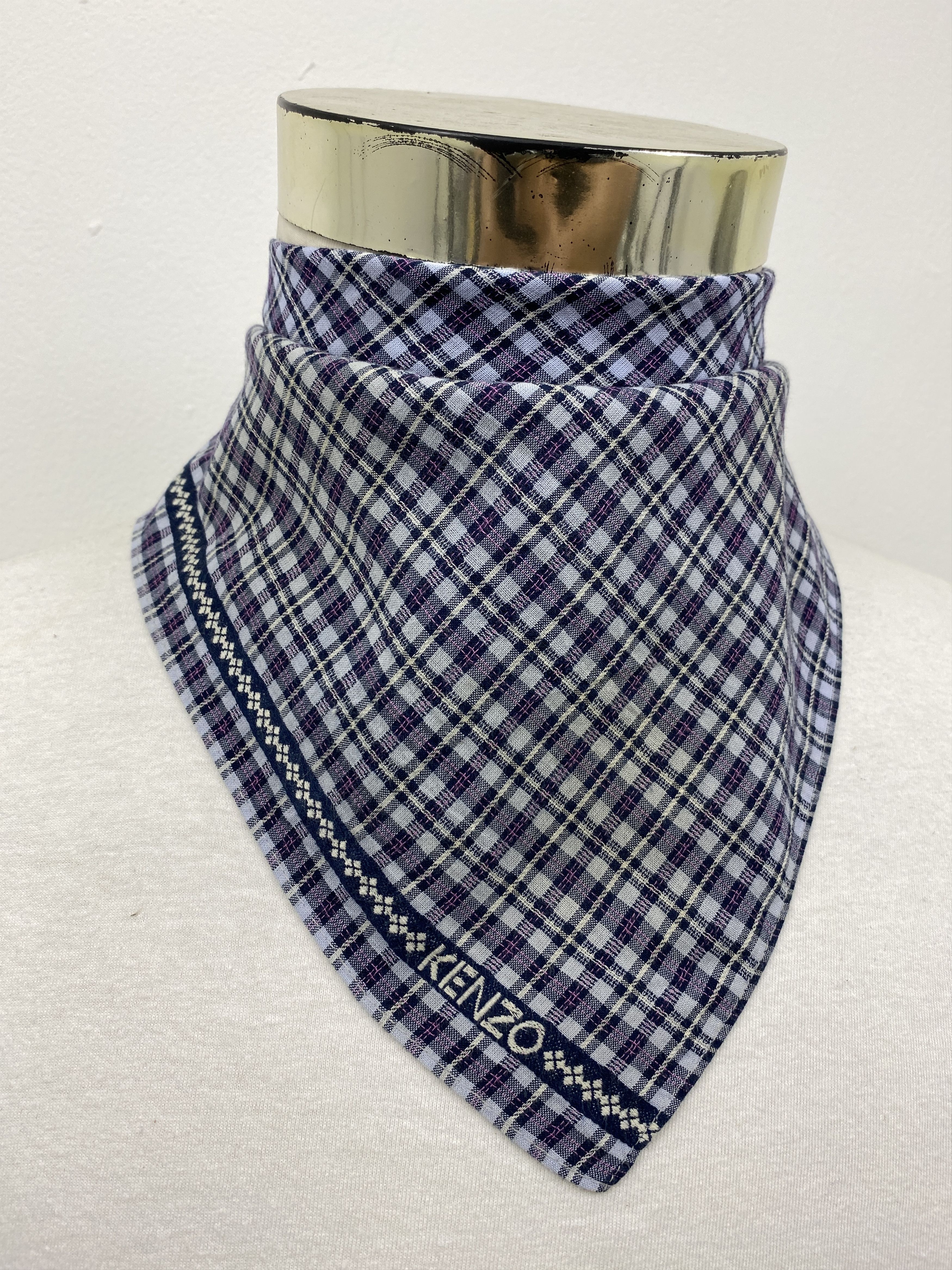 Kenzo × Vintage Kenzo Handkerchief / Bandana / Neckerchief HKC0321 Size ONE SIZE - 1 Thumbnail
