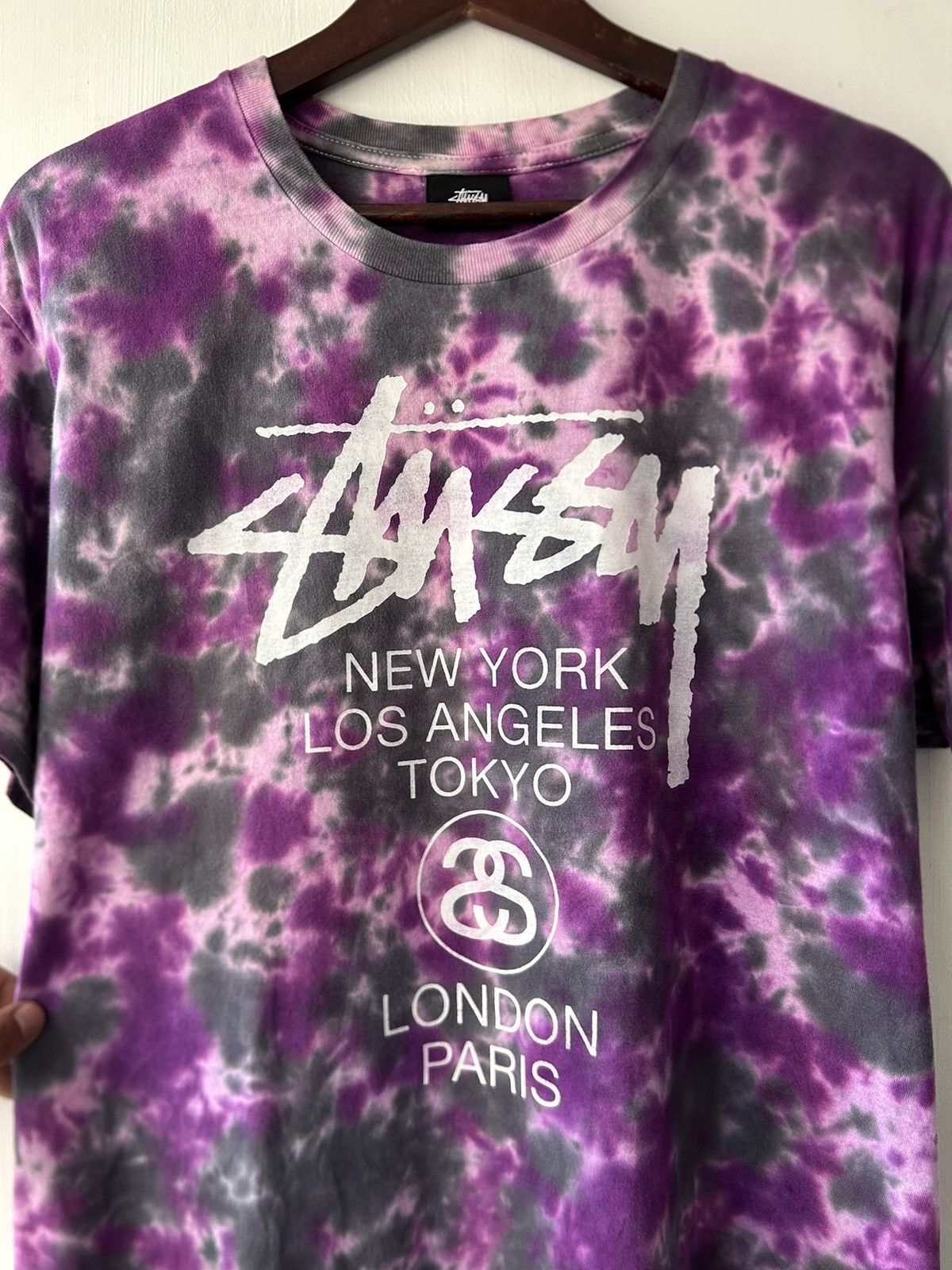 Stussy Stussy World Tour Tie-Dye Tee Size US M / EU 48-50 / 2 - 1 Thumbnail