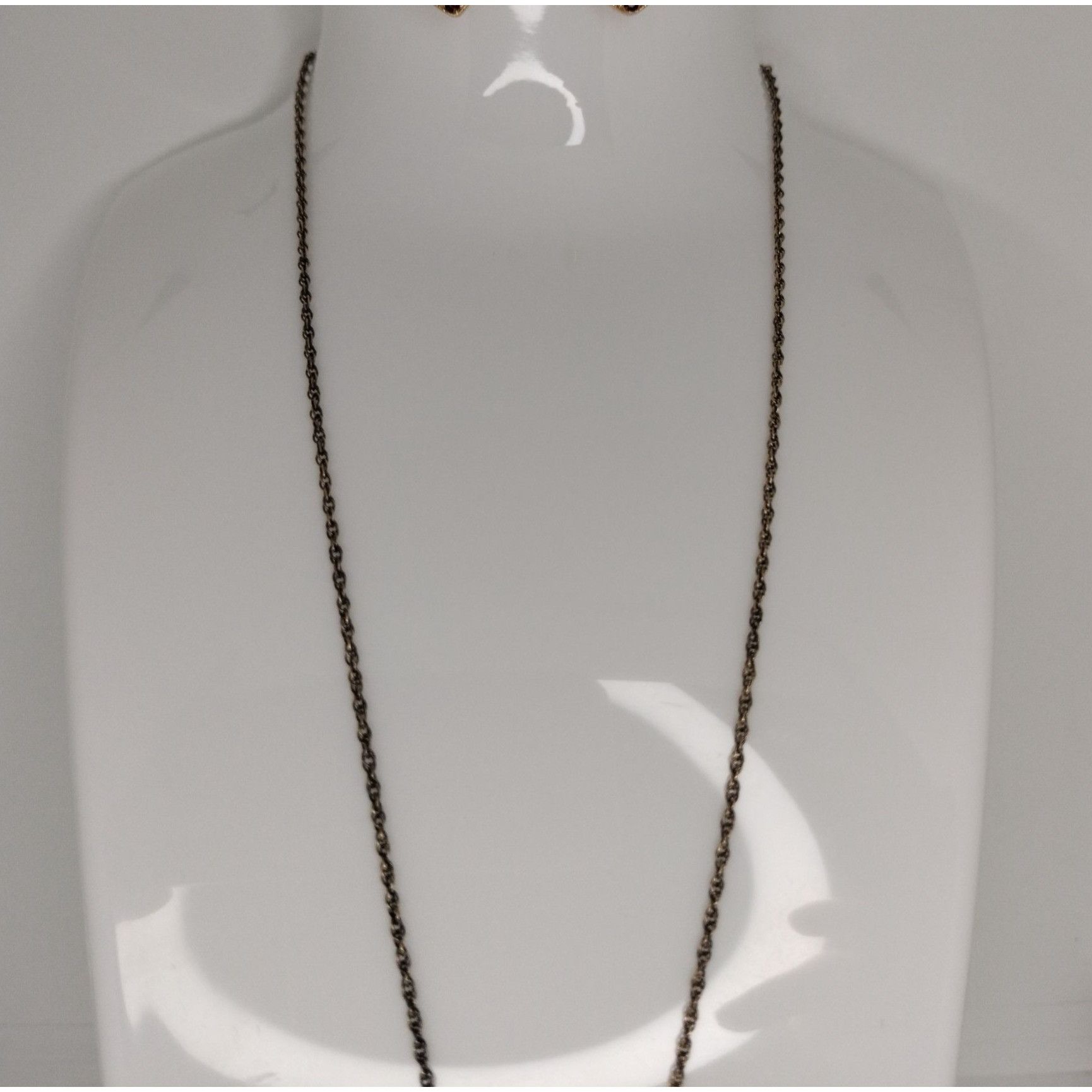 Vintage Danbury Mint Vermeil Necklace Genuine Ruby 14k Gold / Sterli Size ONE SIZE - 16 Thumbnail