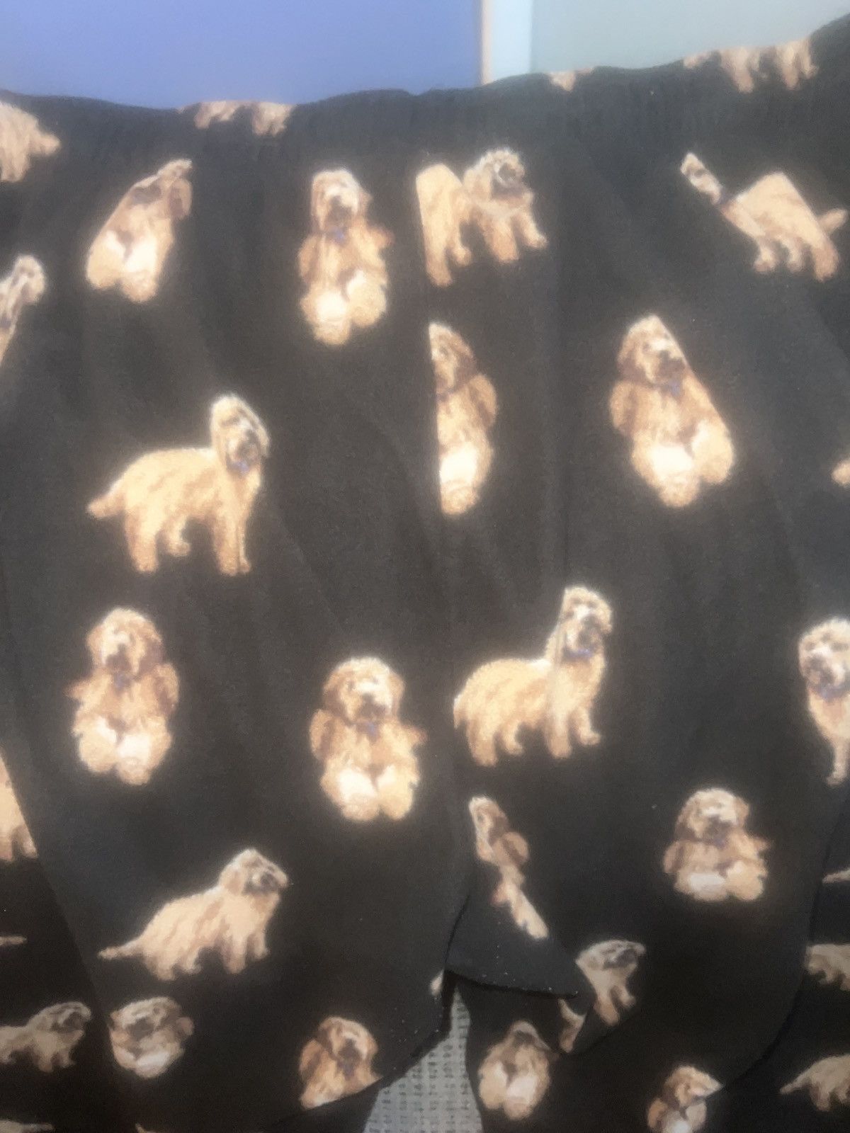 Hypebeast Cuddl Duds All-Over Dog Drawstring Pajama Pants Size US 28 / EU 44 - 4 Thumbnail