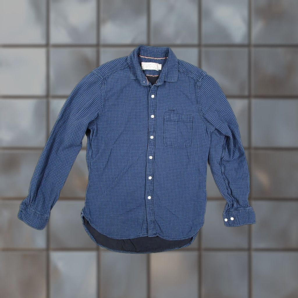 Vintage VINTAGE Shipley & Halmos Shirt Mens S Blue Check Cotton Button Up Casual Long Sleeve Size US S / EU 44-46 / 1 - 1 Thumbnail