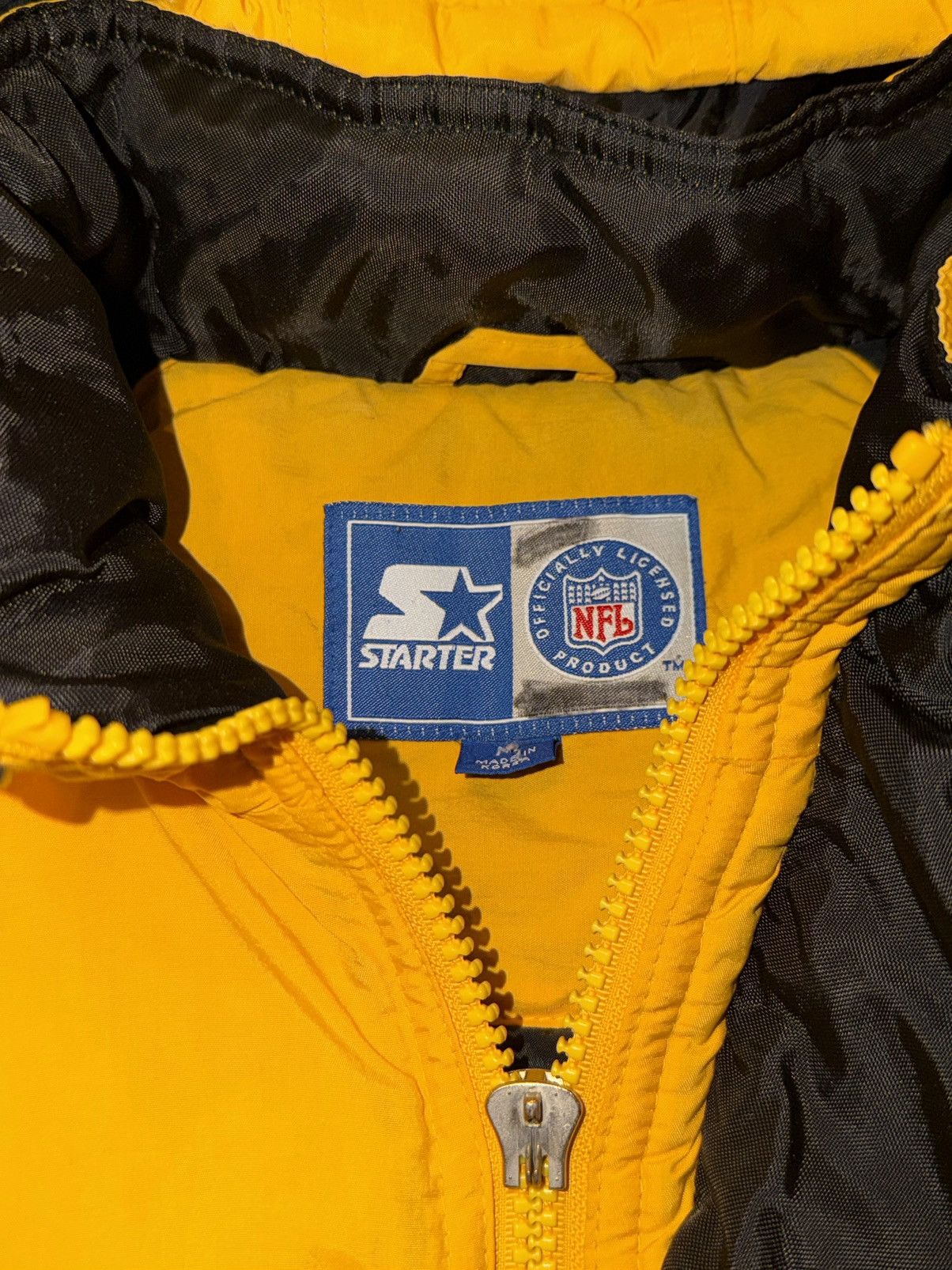 Starter Vintage Pittsburgh Steelers Starter Puffer Jacket Size M Size US M / EU 48-50 / 2 - 5 Thumbnail