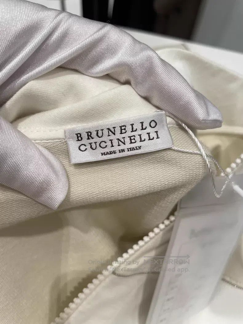 Brunello Cucinelli Brunello Cucinelli Beige cotton coat Size S / US 4 / IT 40 - 5 Thumbnail