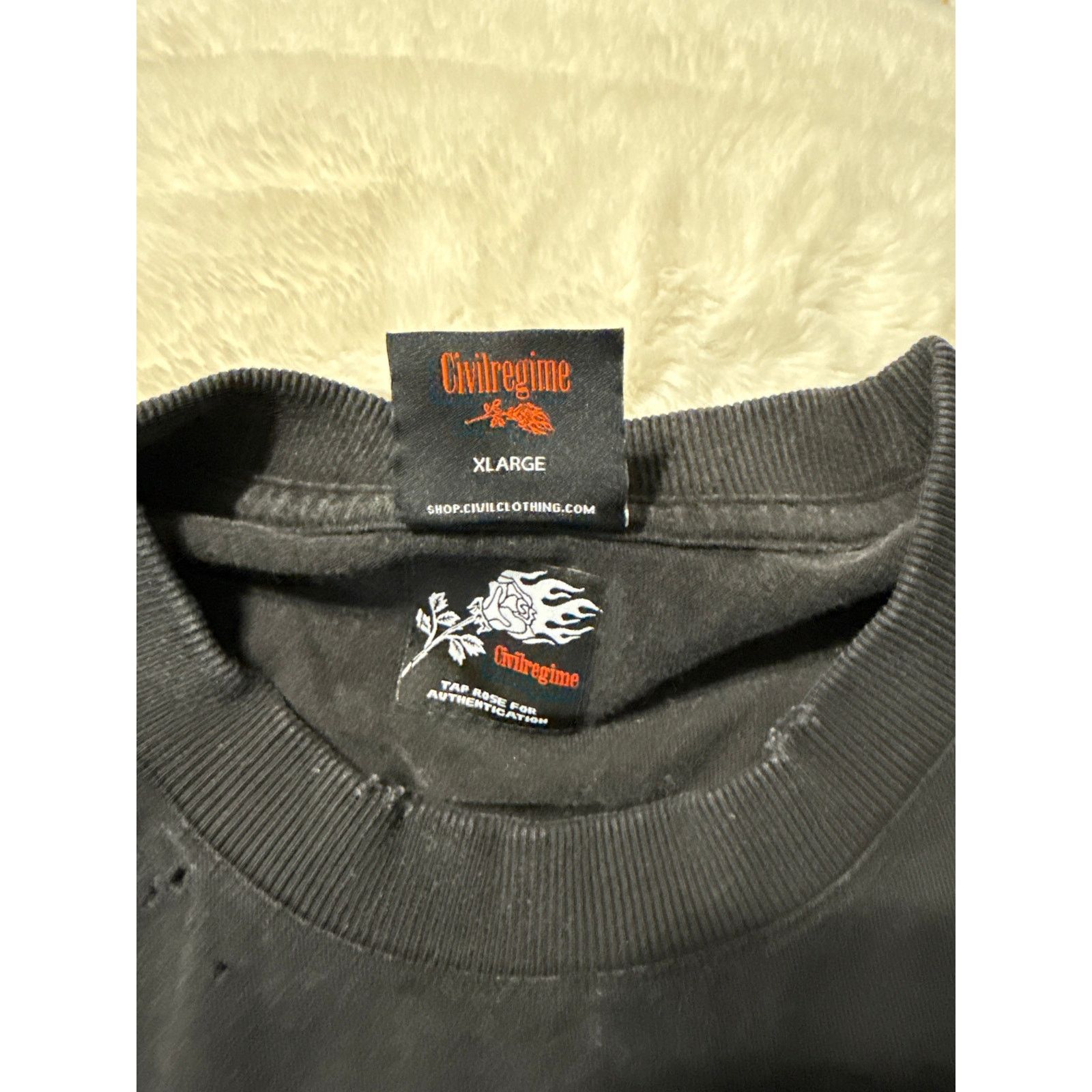 Civil Regime BRAND NEW CIVIL REGIME x BLEACH "REAPER BLOOMING" TWO-FER Size US XL / EU 56 / 4 - 3 Thumbnail