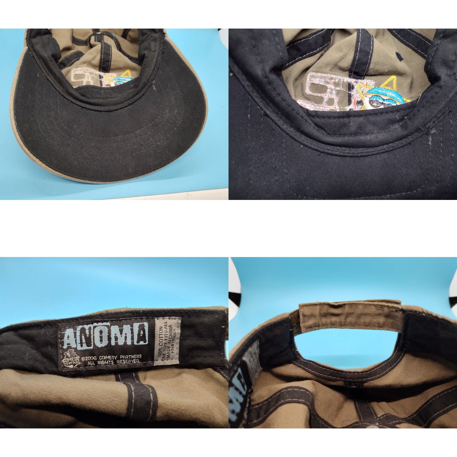 Vintage VINTAGE Anoma South Park Respect My Authority Eric Cartman Y2K Khaki Strapback Hat Size US M / EU 48-50 / 2 - 9 Thumbnail