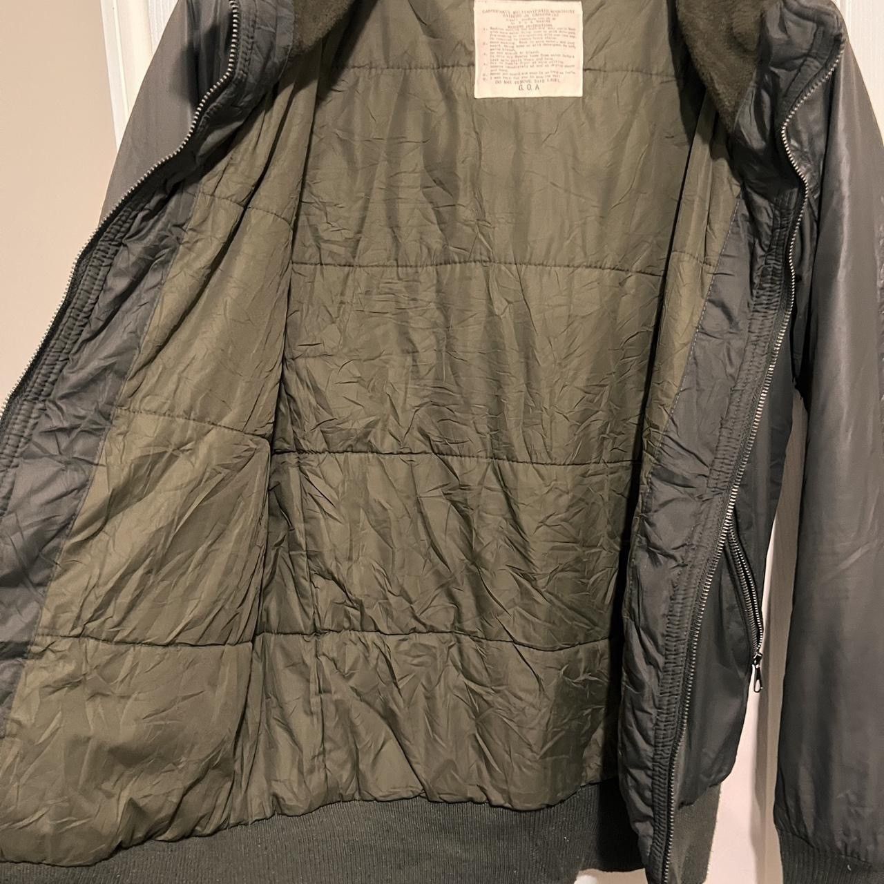 GOA G.O.A green vintage military bono bomber jacket hidden hood Size US M / EU 48-50 / 2 - 2 Thumbnail