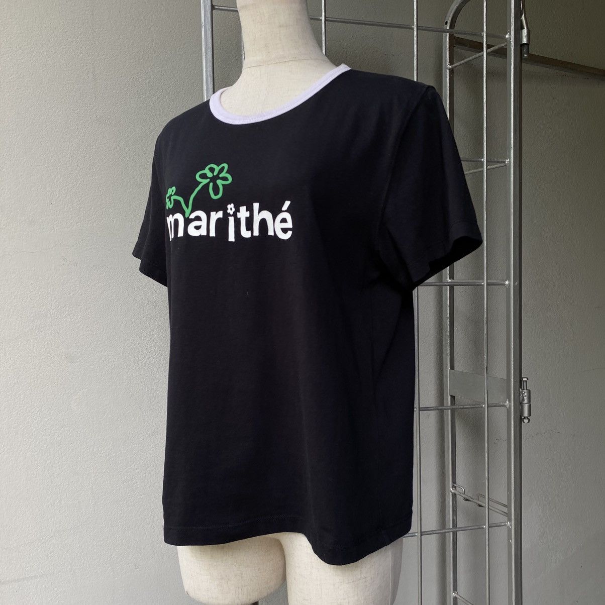 Marithe + Francois Girbaud MARITHE FRANCOIS GIRBAUD Black Tee Size M / US 6-8 / IT 42-44 - 2 Thumbnail