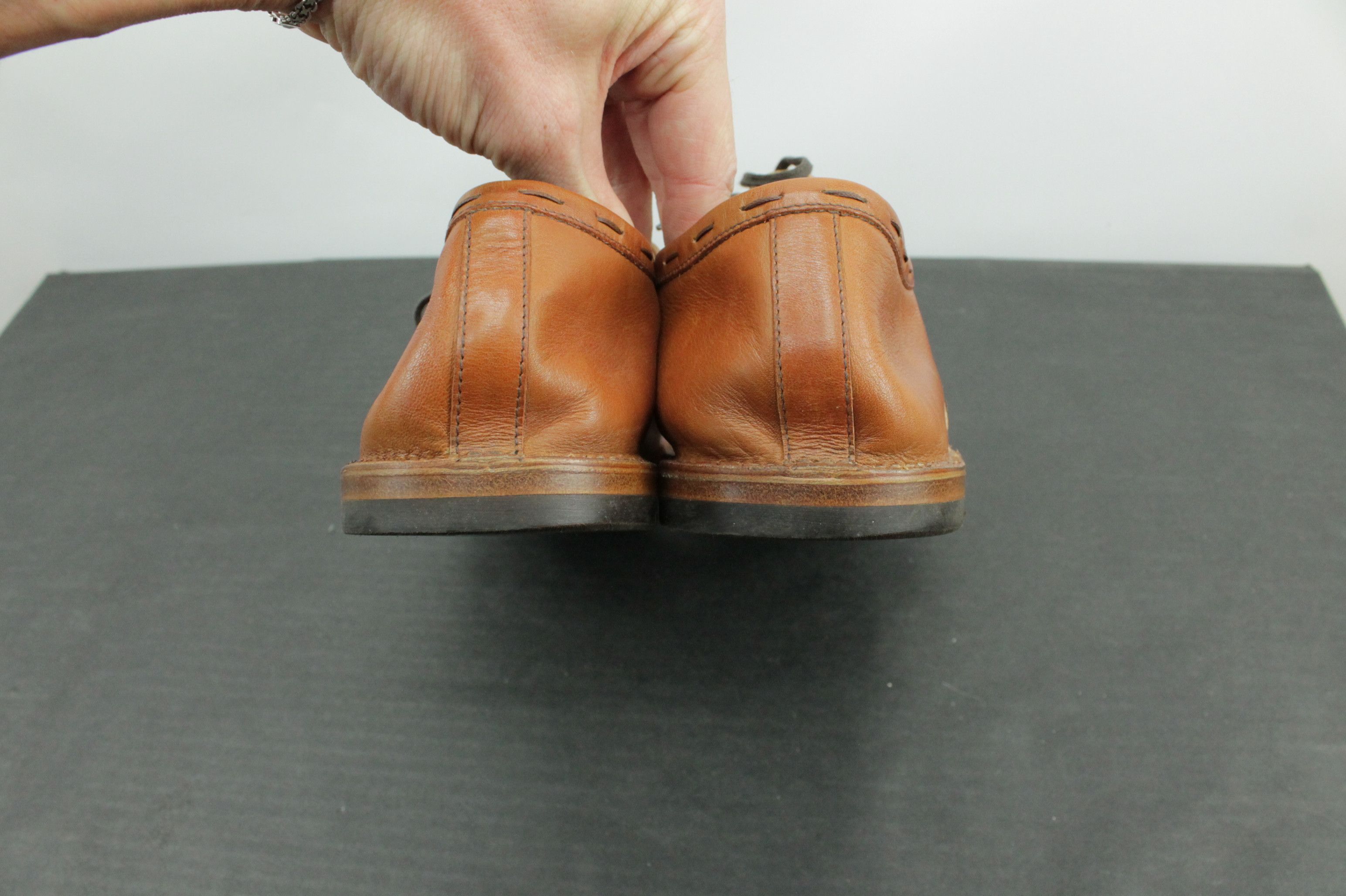 Armando Cabral Armando Cabral Brown Leather Leonard Derby Shoes Size US 12 / EU 45 - 11 Thumbnail
