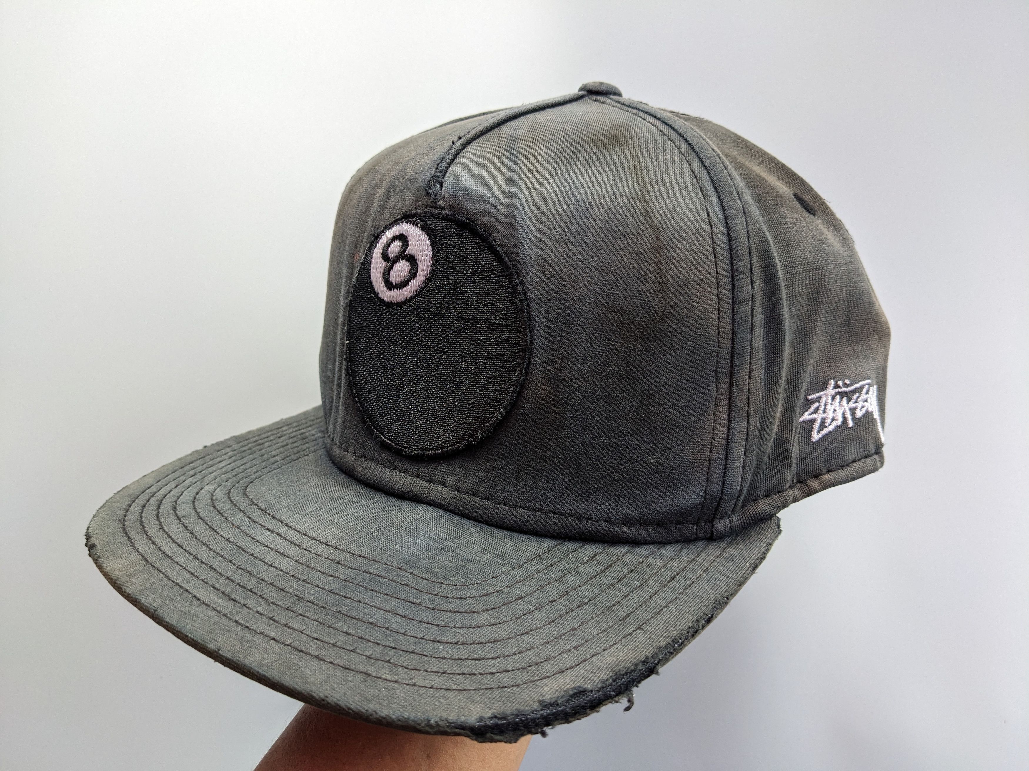 Stussy Vintage Stussy Eight Ball faded distressed snapback Size ONE SIZE - 1 Thumbnail