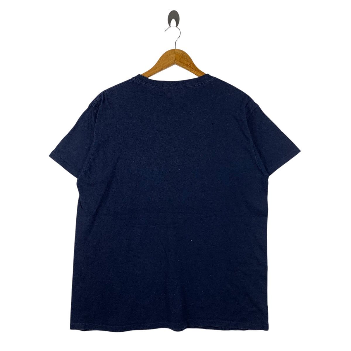 Calvin Klein Vintage 90s CALVIN KLEIN CK Usa Flag Print Navy Short Shirt Size US L / EU 52-54 / 3 - 3 Thumbnail