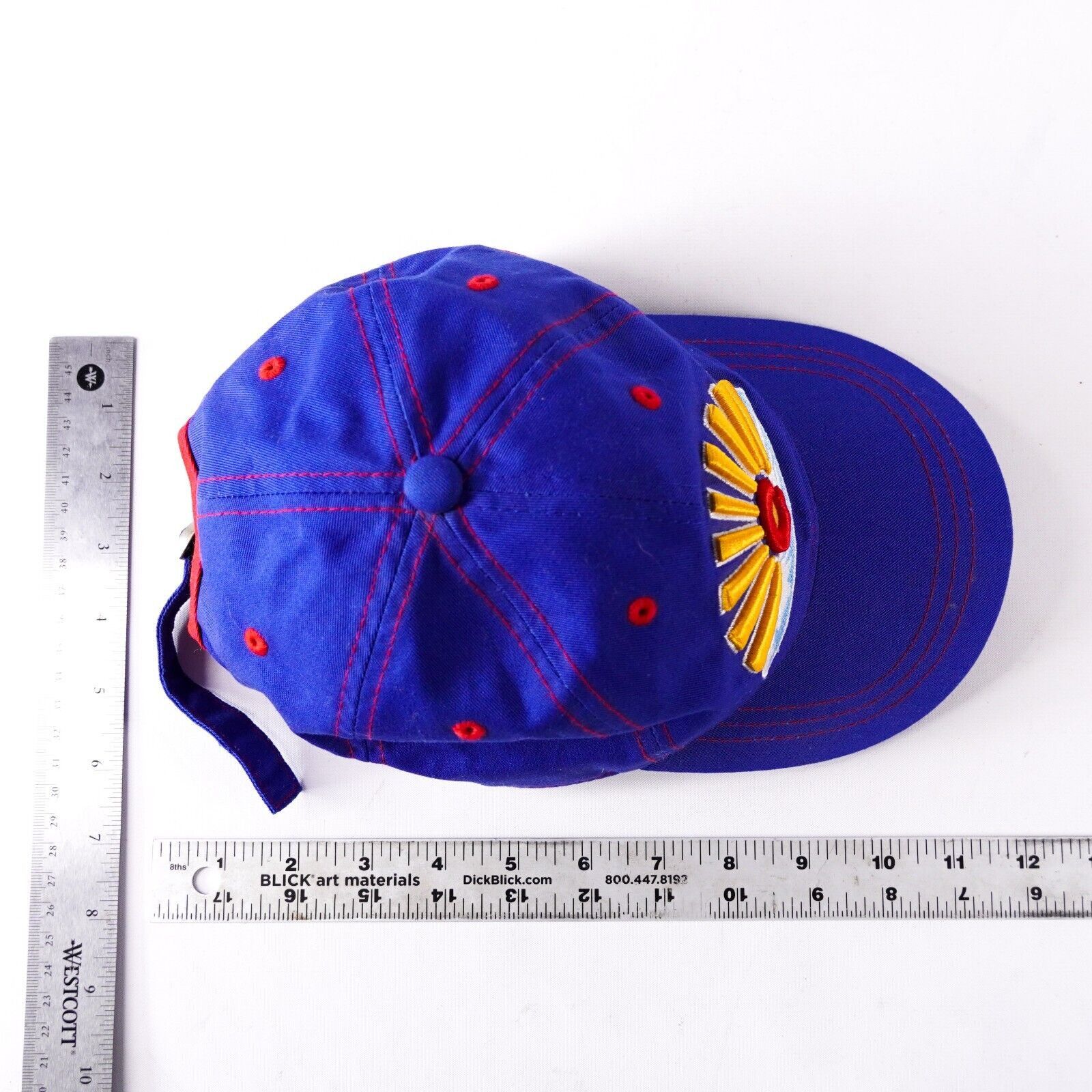 Other Colorado Flag Sunrise Mountain Baseball Hat Visor Cap Blue Size ONE SIZE - 8 Thumbnail