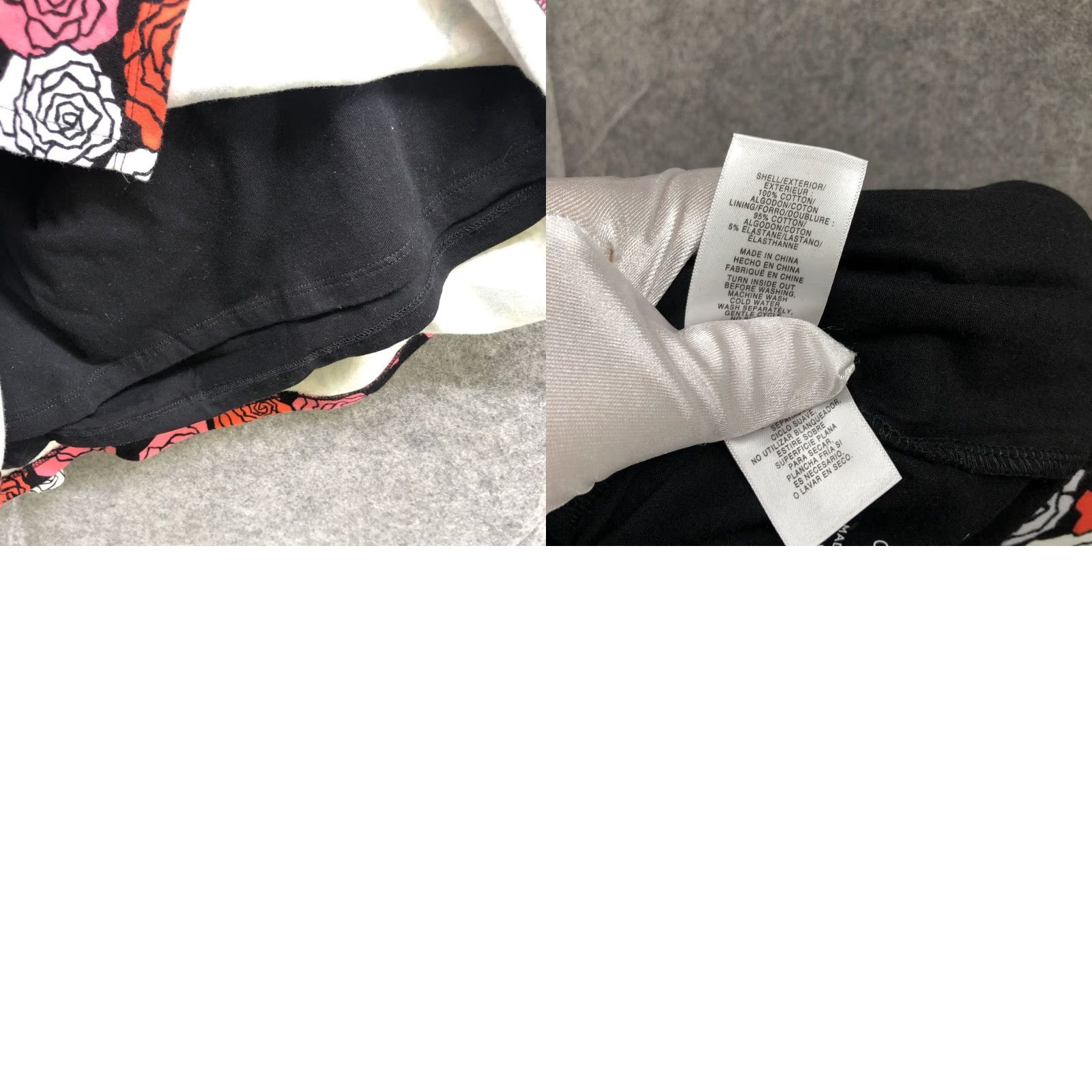 Jones New York NWT Jones New York Faux Wrap Skort Womens XXL Pink Floral Cotton Knit Midi Skort Elastic Waist Wrap Style Casual Size 40" / US 18 - 8 Thumbnail