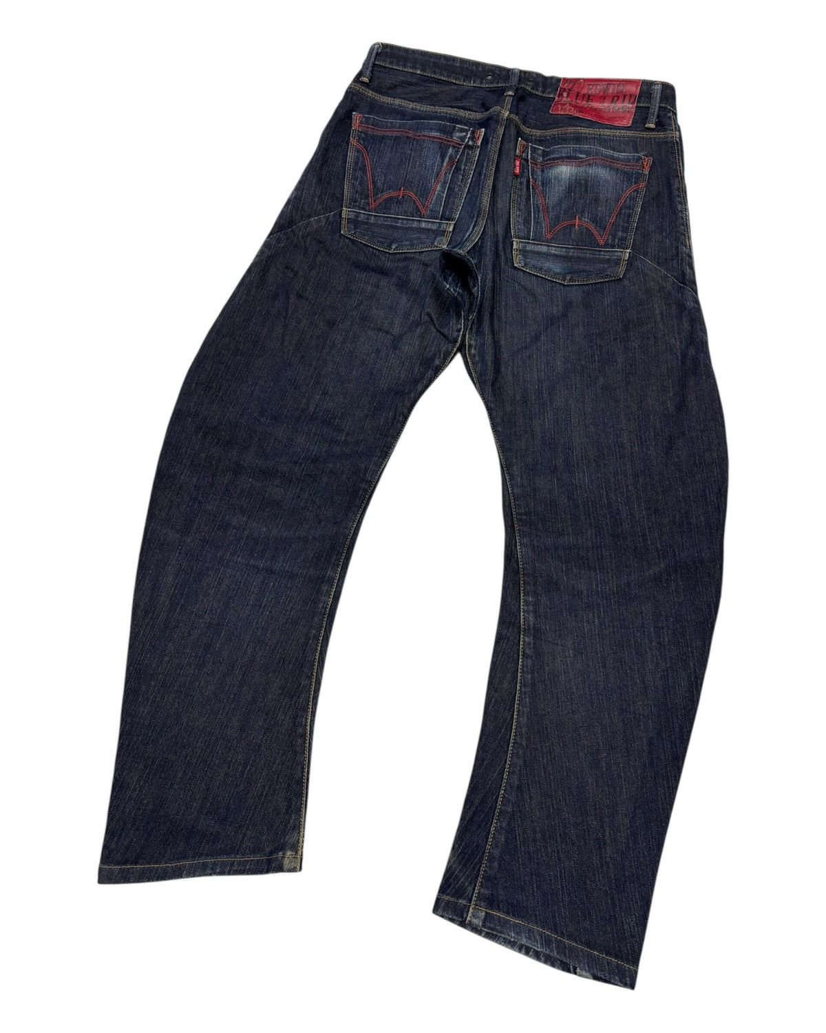 Hysteric Glamour Edwin Blue Trip Curved Jeans Banana Cut Denim Size US 30 / EU 46 - 6 Thumbnail