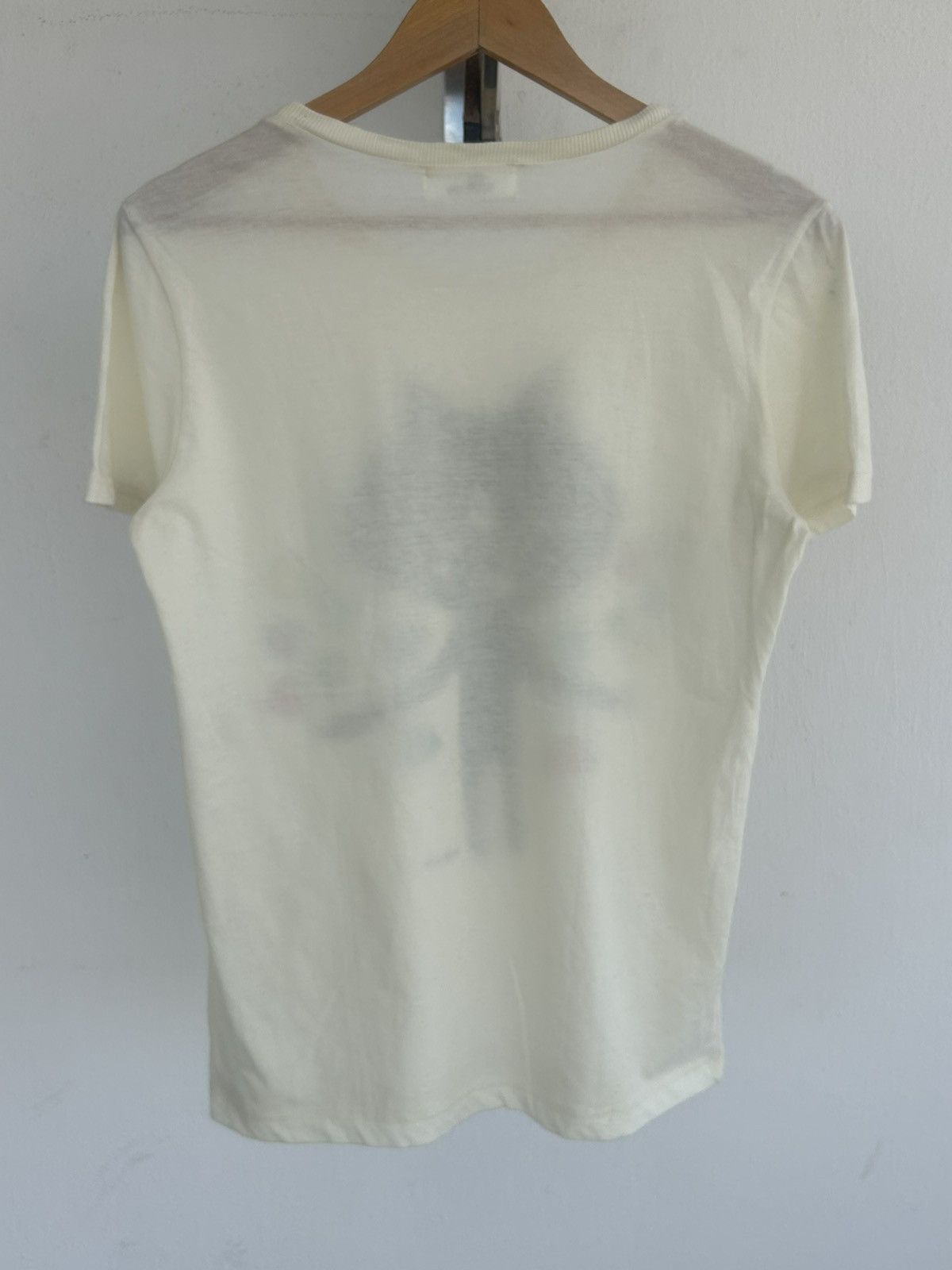 Ne-Net Issey Miyake Vintage Cream Front Hit Tee Size US M / EU 48-50 / 2 - 2 Thumbnail