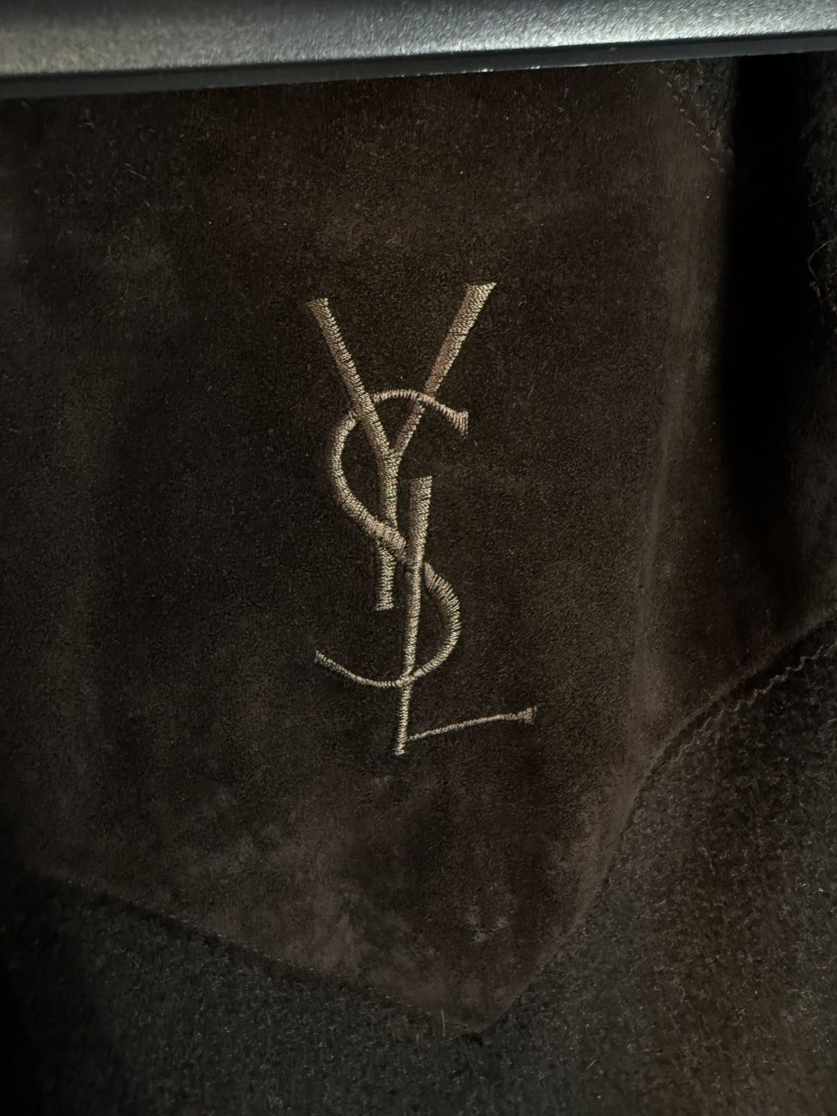 Yves Saint Laurent 90’s Suede YSL Leather Jacket Saint Laurent Leather Size US L / EU 52-54 / 3 - 5 Thumbnail