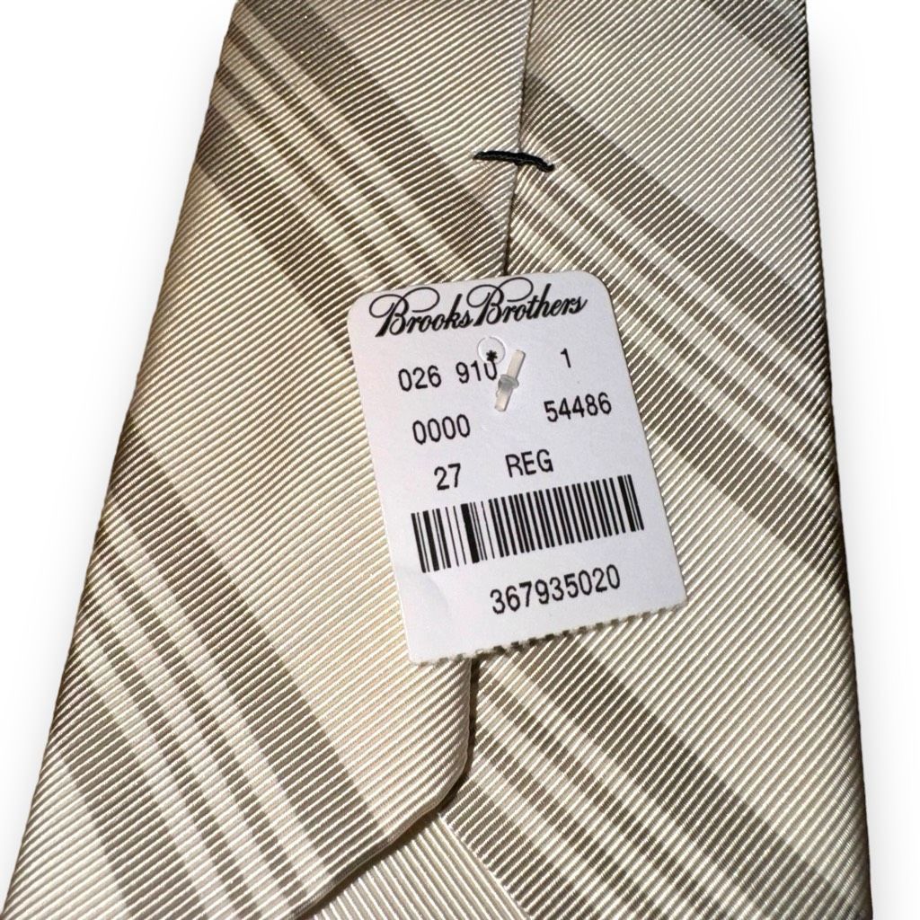 Thom Browne NWT Brooks Brothers Black Fleece by Thom Brown Gold Stripe T Size ONE SIZE - 2 Thumbnail