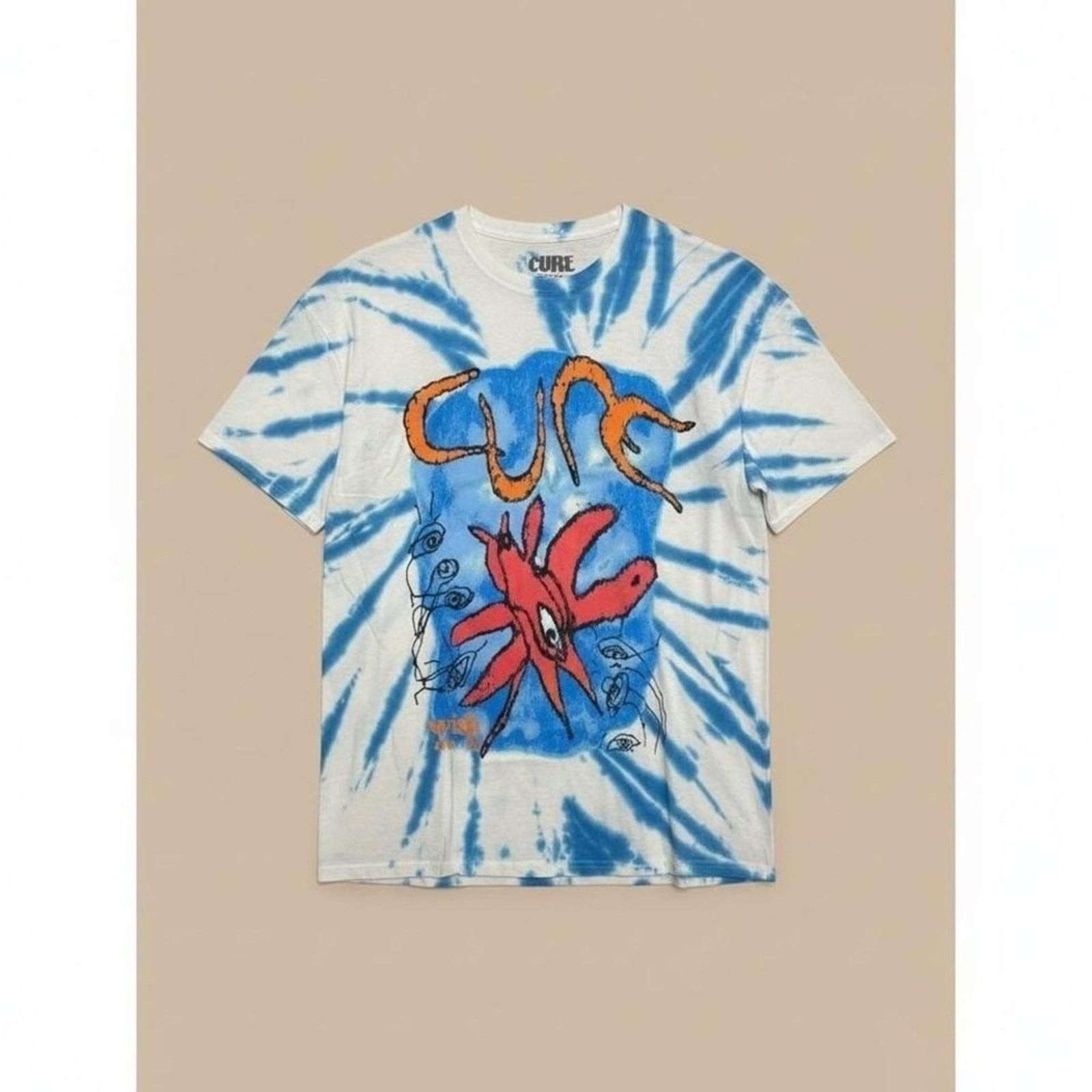 The Cure The Cure Wish Tie-Dye Graphic T-Shirt L/XL NWT Size US M / EU 48-50 / 2 - 1 Thumbnail