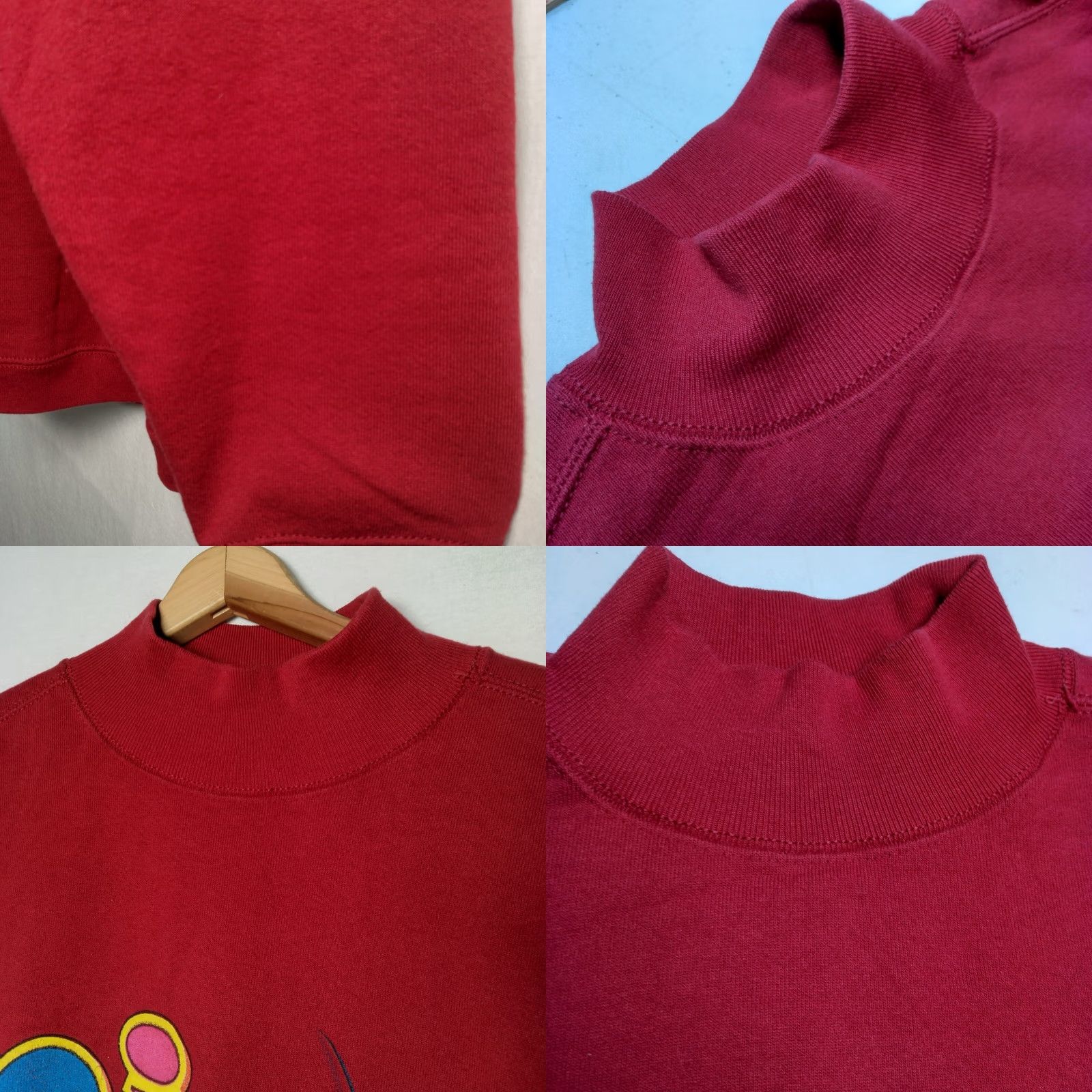 Catalina VINTAGE Tweety Bird Sweatshirt Catalina Pullover Long Sleeve Mock Neck Womens L Red Maroon Cartoons TV & Movie Characters 90s? Size L / US 10 / IT 46 - 10 Thumbnail