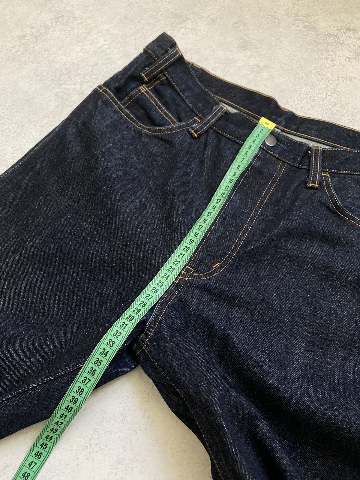 Unused Japanese Men’s Unused Denim Dark Blue Pants Size 3 Size US 32 / EU 48 - 20 Thumbnail
