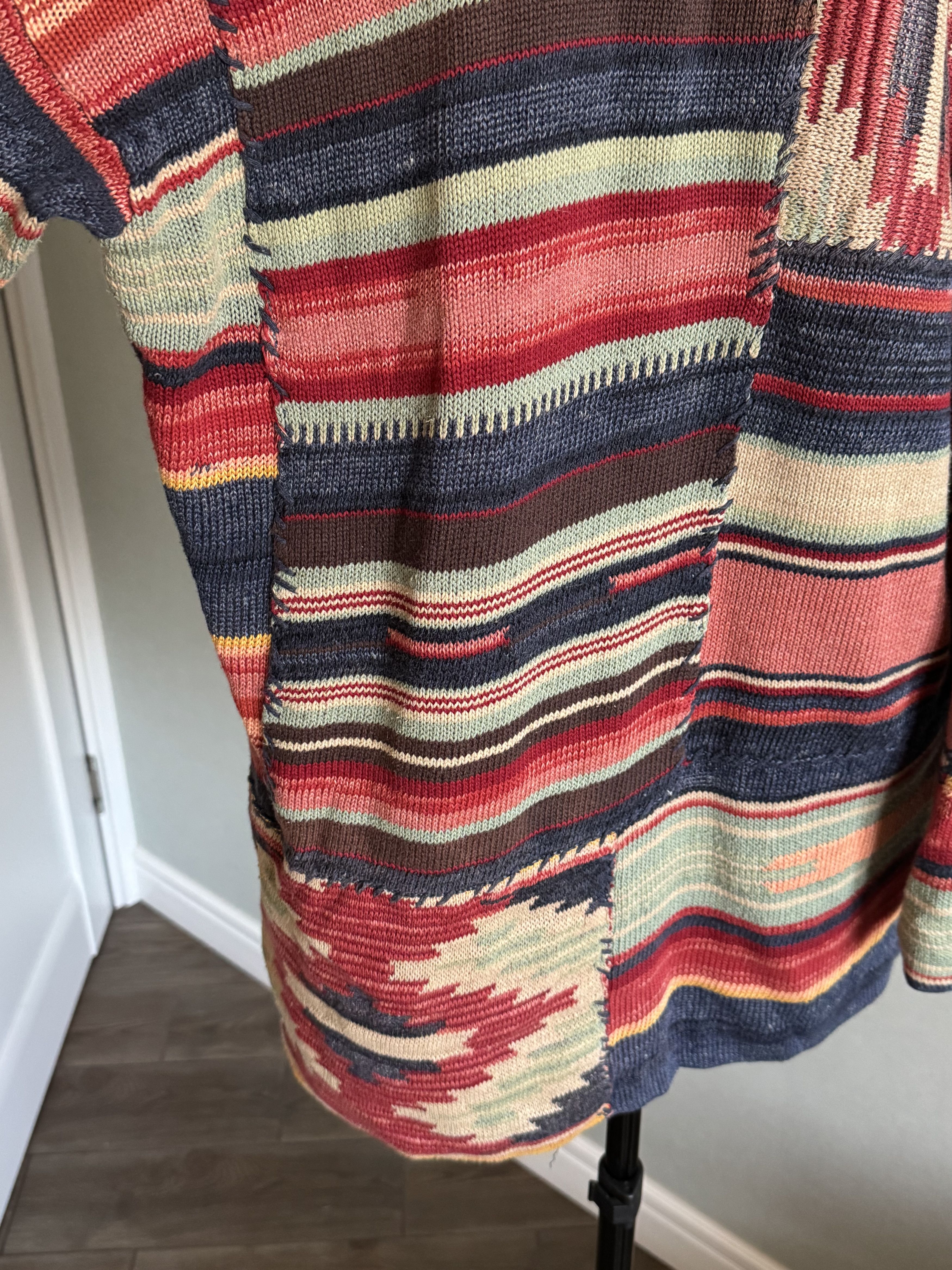 Ralph Lauren POLO RALPH LAUREN Multicolour linen cotton silk cardigan Size S / US 4 / IT 40 - 10 Thumbnail