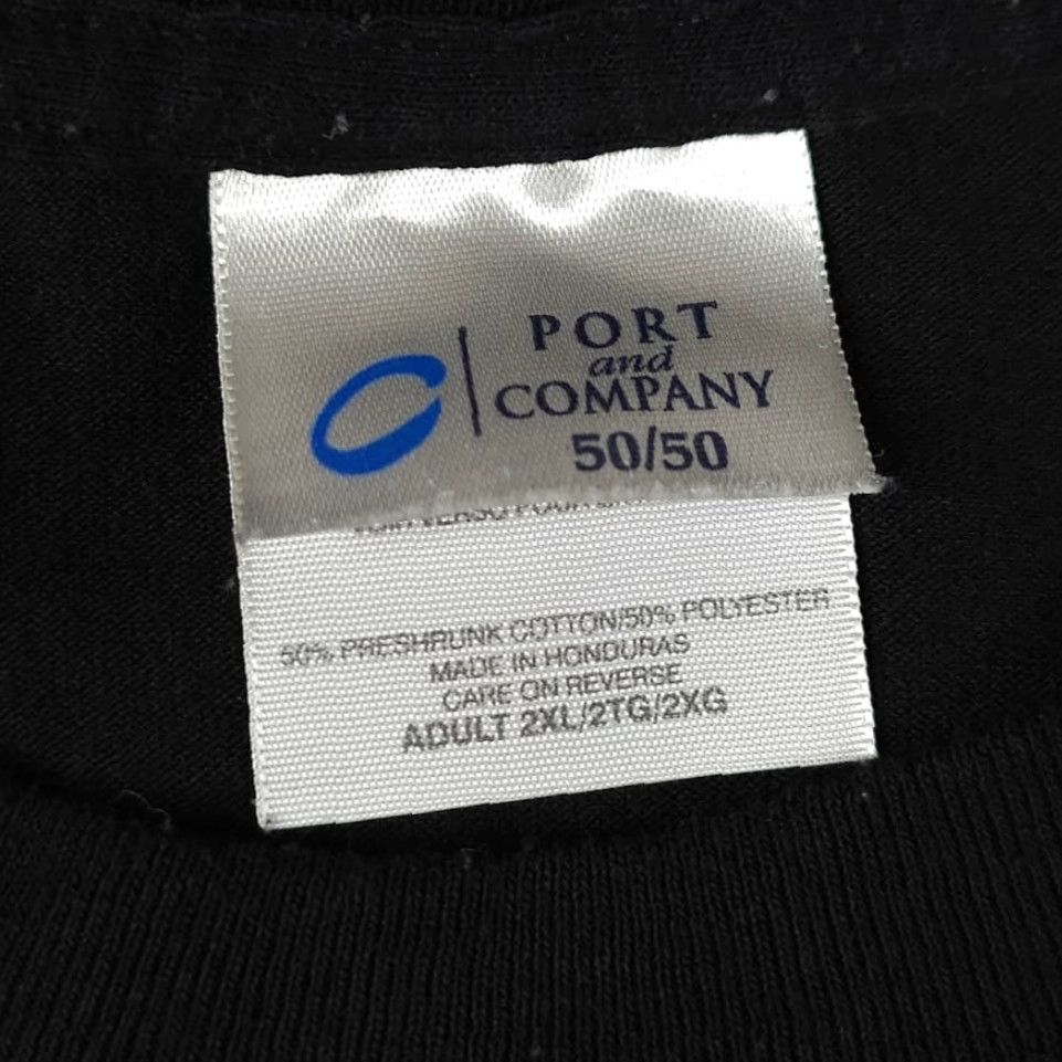 Port & Company VINTAGE Snitches Get Stitches T Shirt Mens 2XL Black Cotton Port & Company Short Sleeve Crew Neck Funny Y2K Duluth Minnesota Bridge Mens Size US XXL / EU 58 / 5 - 5 Thumbnail