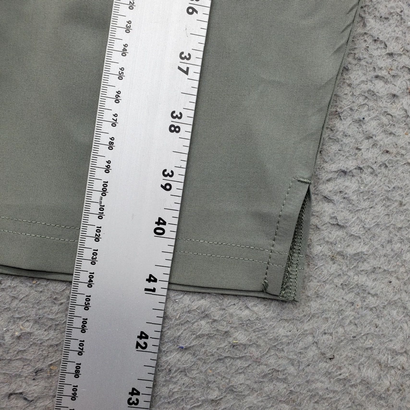 Nautica Nautica Womens XL Green Stretch Ankle Slit Elastic Waist Cargo Pocket Pants Size 40" / US 18 - 5 Thumbnail