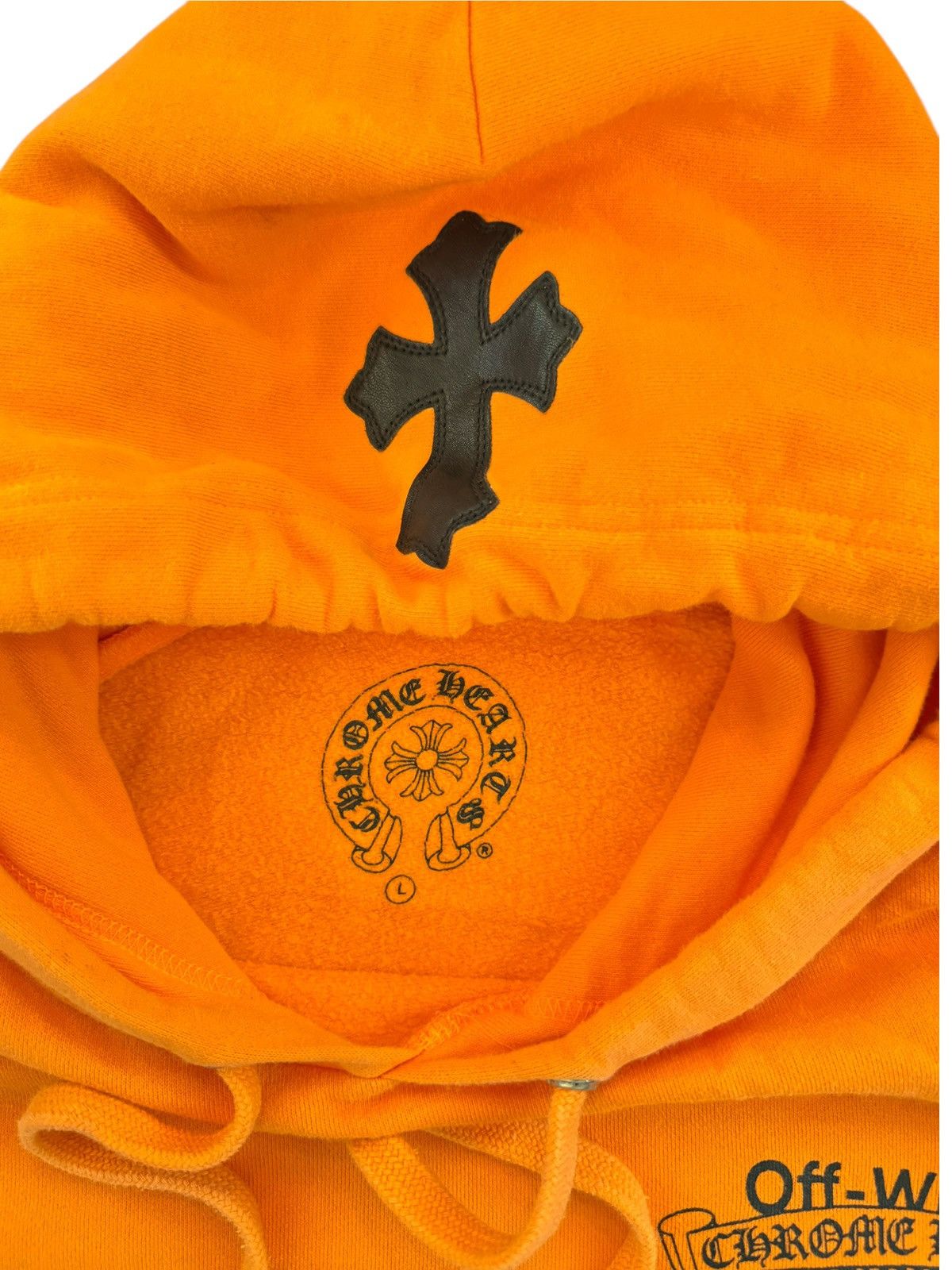 Chrome Hearts Chrome hearts Off White F&F Hoodie Size US L / EU 52-54 / 3 - 3 Thumbnail