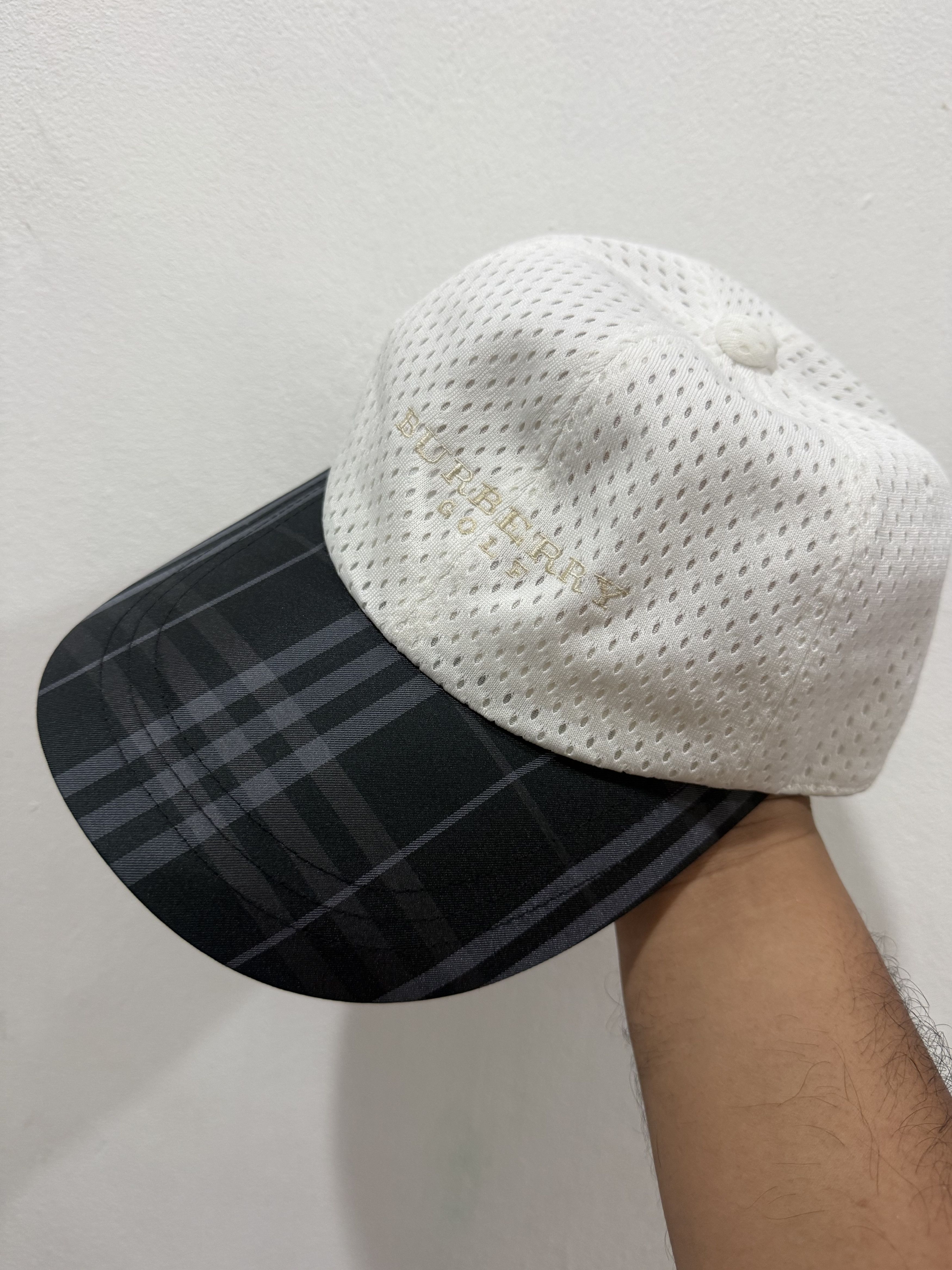 Burberry VTG Burberry Golf Nova Checked Hat Size ONE SIZE - 1 Thumbnail