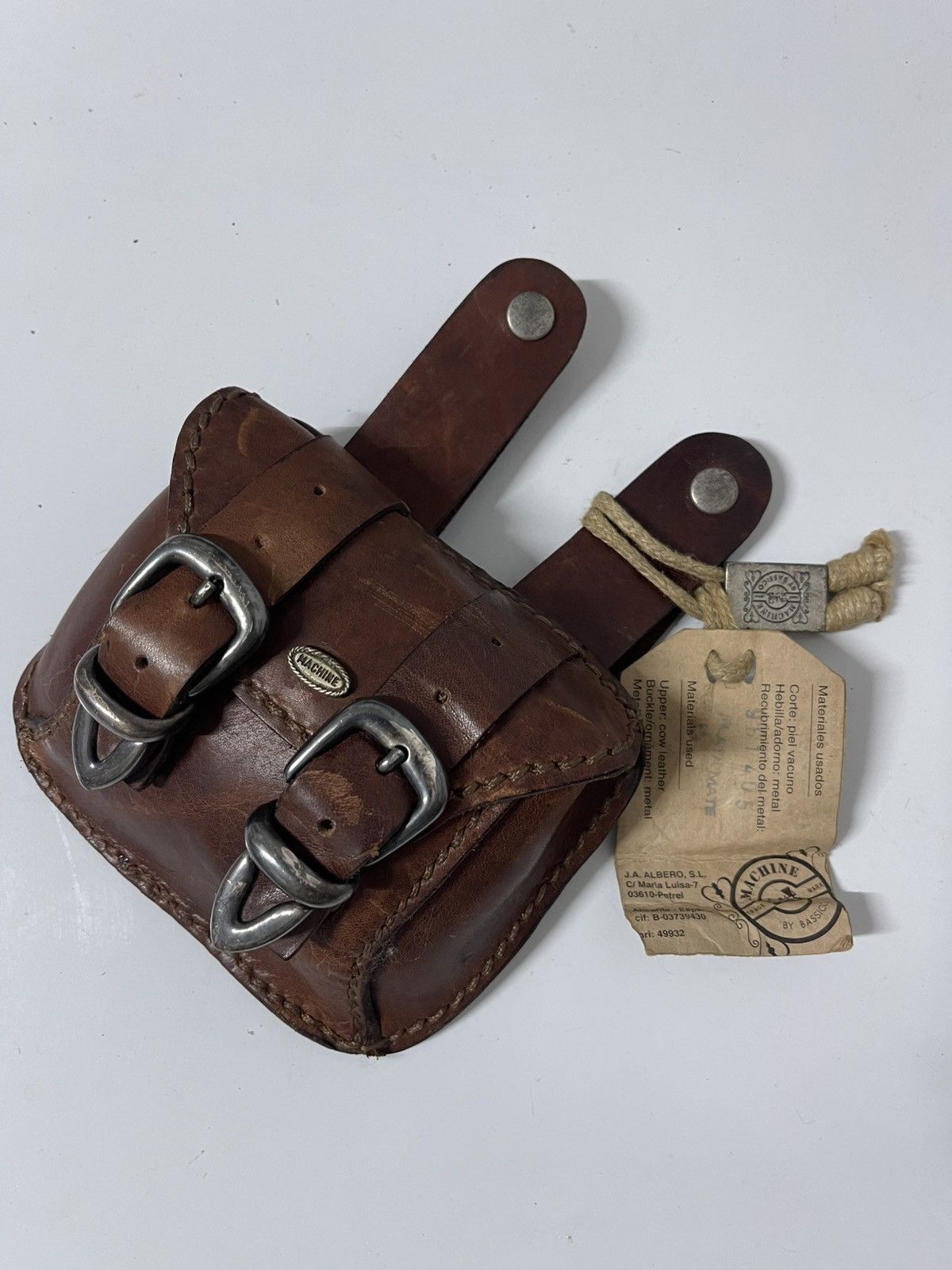 Genuine Leather BASSICO SPAIN LEATHER BELT BAG Size ONE SIZE - 2 Thumbnail