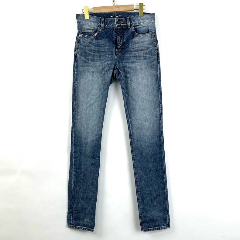Yves Saint Laurent saint LaurentWashed Blue Jeans 2503-Nextarrow Size US 28 / EU 44 - 2 Thumbnail