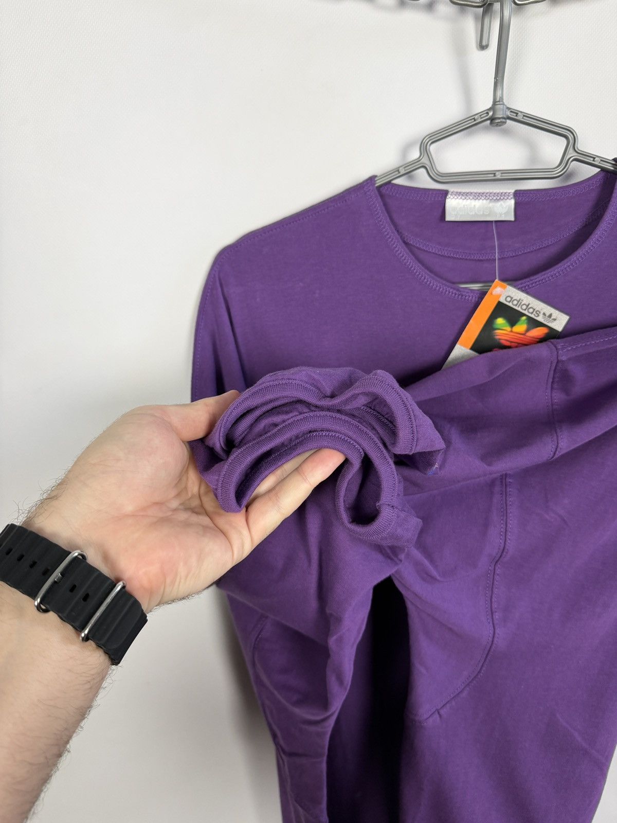 Adidas Adidas Henley Shirt 90s Style Oversized Trefoil Logo Size L Size US L / EU 52-54 / 3 - 7 Thumbnail