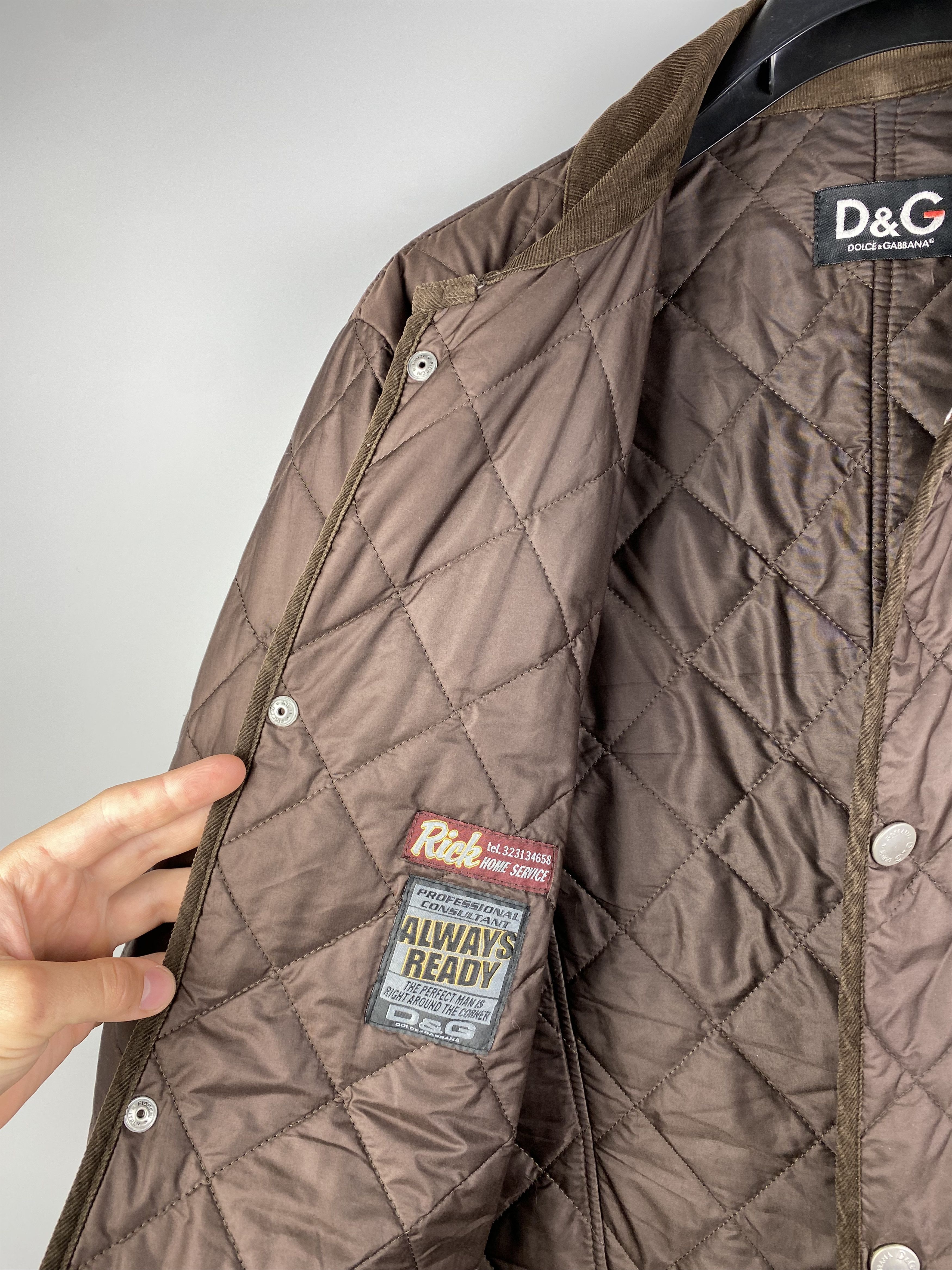 Dolce & Gabbana Vintage Dolce Gabbana D&G Home Service Quilted Jacket Size US M / EU 48-50 / 2 - 11 Thumbnail