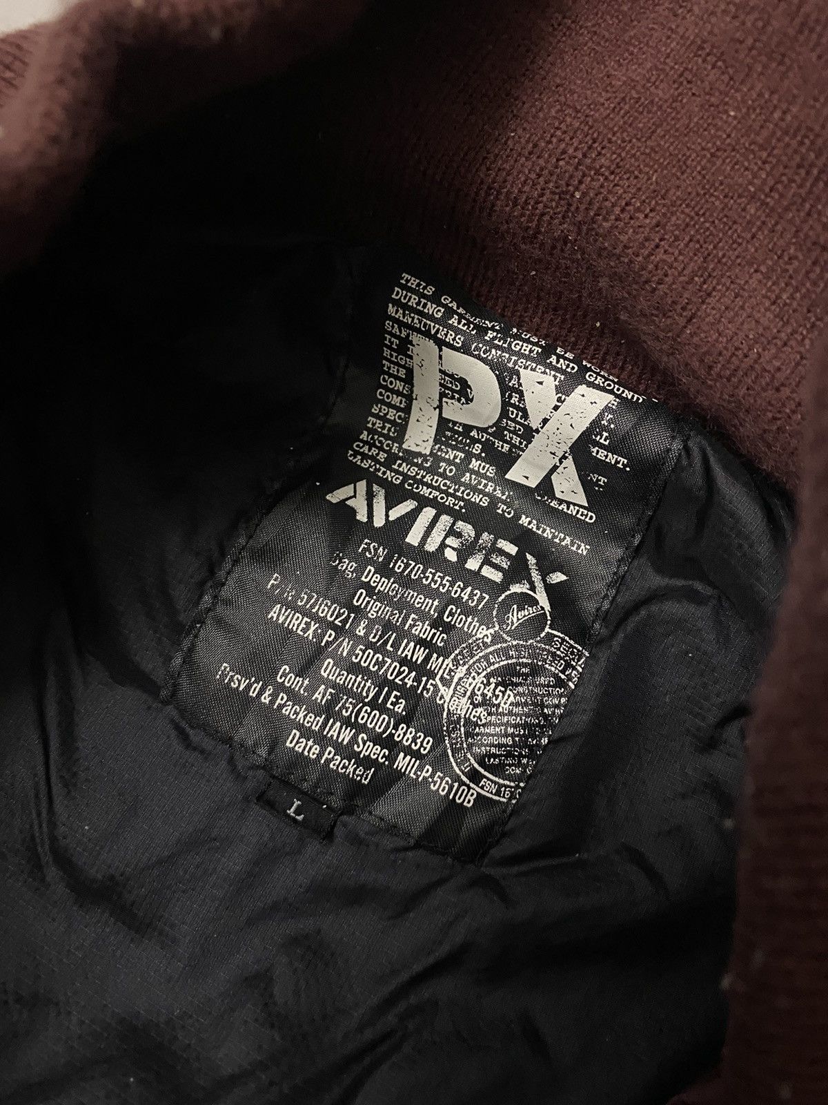 Avirex Avirex Jacket Zipper Bomber Jacket Size US L / EU 52-54 / 3 - 8 Thumbnail