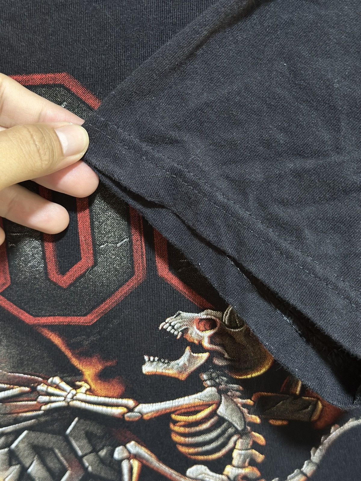 Band Tees × Vintage Vintage AcDc Hell’s Bells Faded Tre Size US L / EU 52-54 / 3 - 4 Thumbnail