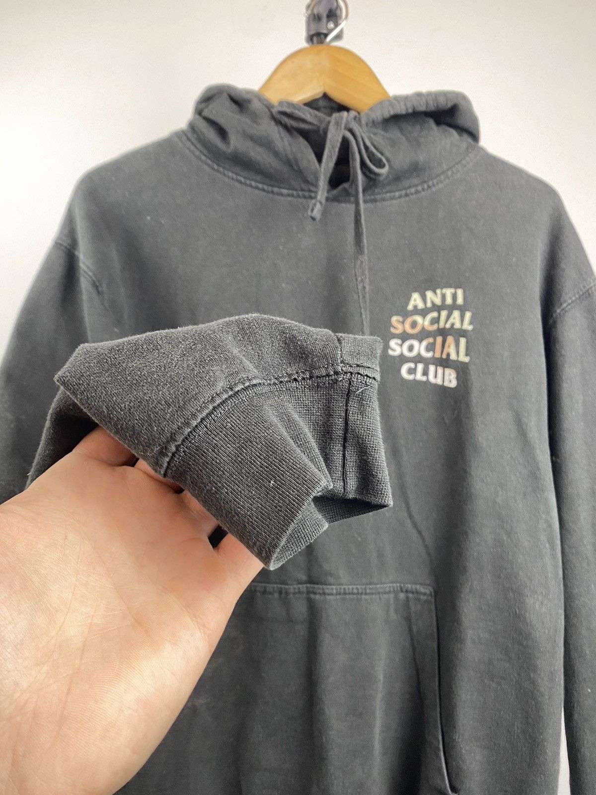 Anti Social Social Club Assc Anti Social Club Black sun faded hoodie camo logo Size US M / EU 48-50 / 2 - 4 Thumbnail