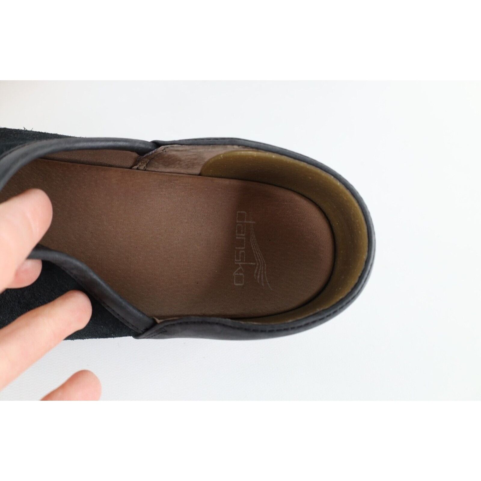 Dansko Dansko Faded Suede Leather Clogs Mary Janes Shoes Size US 10.5 / IT 40.5 - 7 Thumbnail