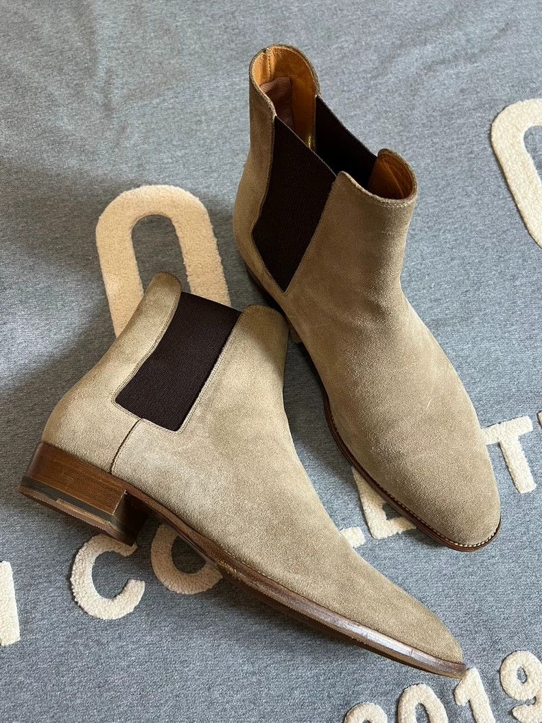 Saint Laurent Paris Saint Laurent Paris 21ss fur fur Chelsea boots Size US 9 / EU 42 - 3 Thumbnail
