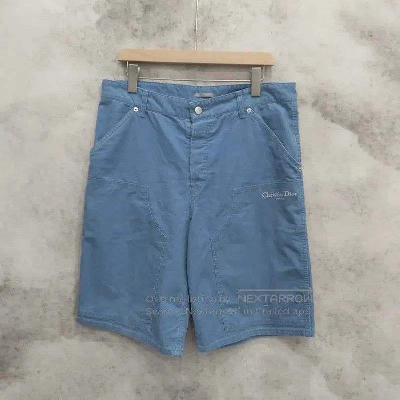 Dior Dior Men's Summer Blue Cotton Shorts . Size US 34 / EU 50 - 1 Thumbnail