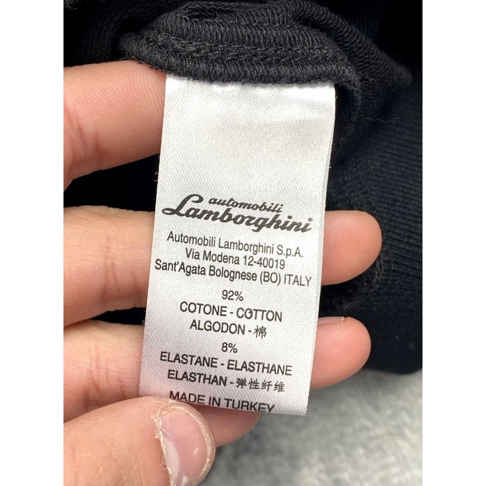 Lamborghini VINTAGE Lamborghini Racing Track Jacket Men S Black Jacket Band Collar Bomber Zip Regular 350 Polyester Racing Size US S / EU 44-46 / 1 - 5 Thumbnail