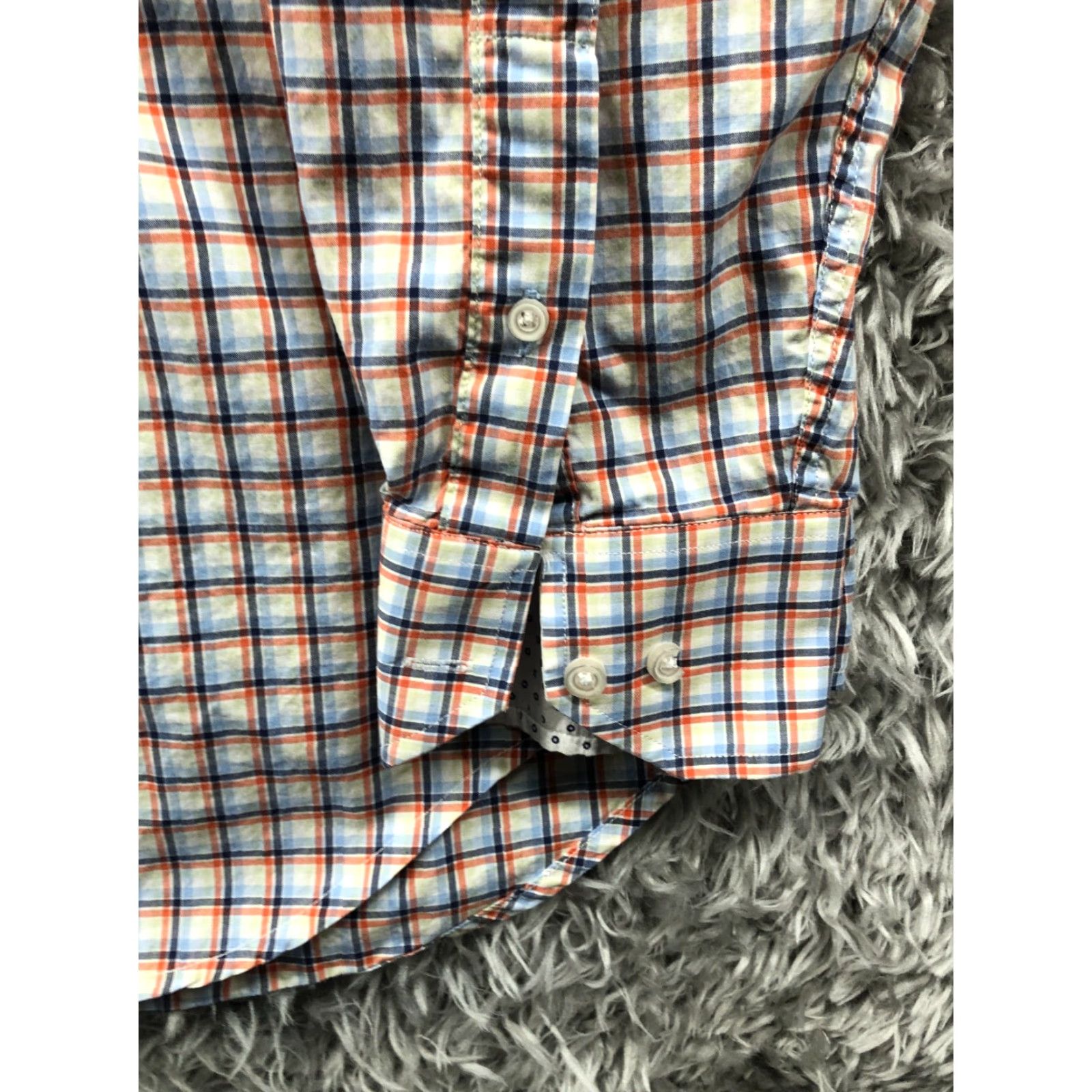 Tailorbyrd TAILORBYRD Collection Shirt Mens XL Long Sleeve Button-Down Collar Multicolor Check Embroidered Logo Performance All Seasons Size US XL / EU 56 / 4 - 3 Thumbnail
