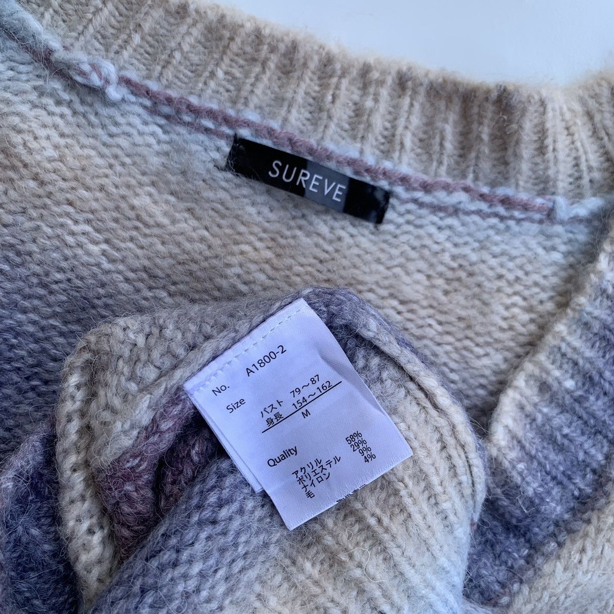 Designer Knitwear cardigan vintage fuzzy mohair wool by Sureve Size US XL / EU 56 / 4 - 6 Thumbnail