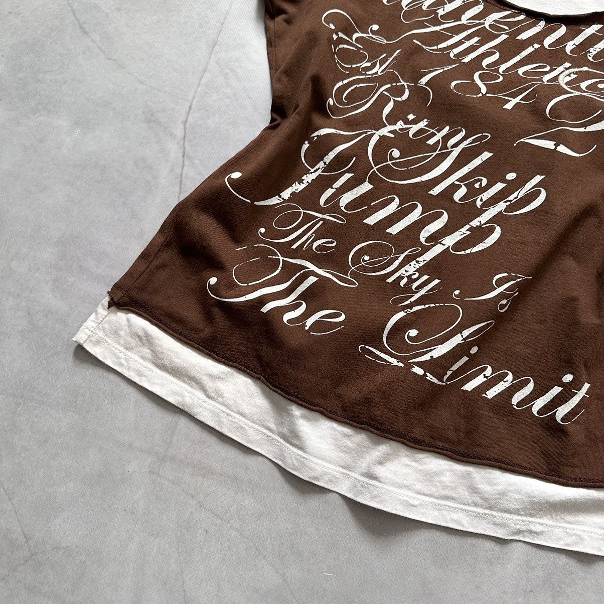 Hysteric Glamour × Undercover Japan Poem T Shirt Double Layered Cop Copine Style Size M / US 6-8 / IT 42-44 - 6 Thumbnail